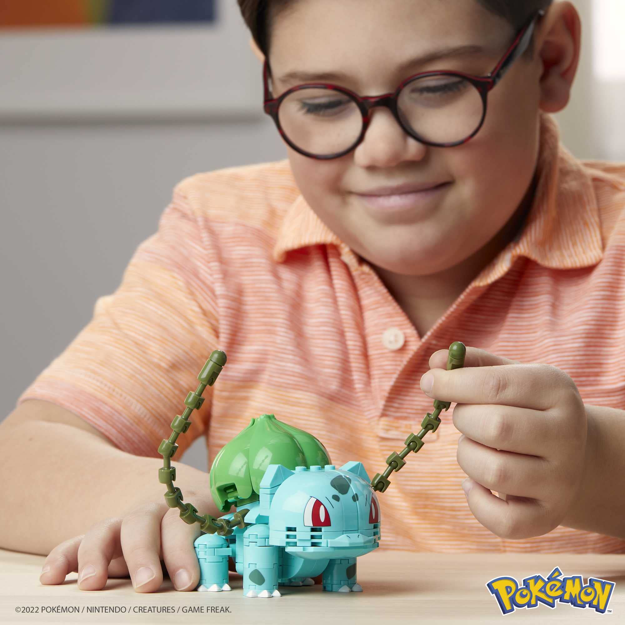 MEGA Pokémon Bulbasaur Building Set - 175-Piece Poseable Figure with Battle Effects, Ages 7+ 4