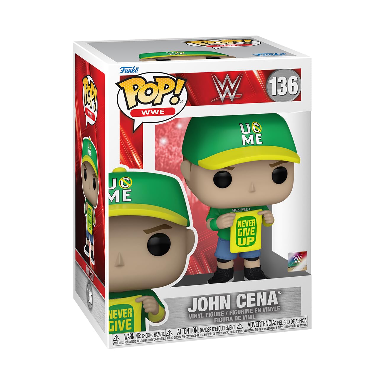 Funko Pop! WWE John Cena Collectible Vinyl Figure | 3.75 Inches | Model 72284 1