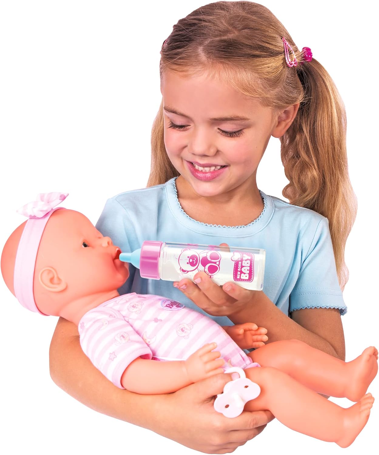 Simba 105560011 - Magic Milk & Juice Bottles for Baby Dolls, Pack of 2 6