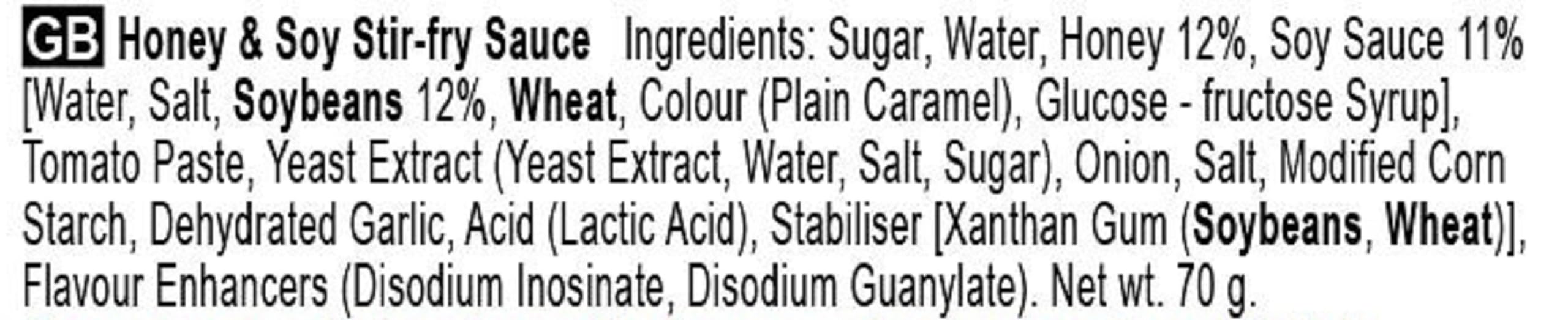 Lee Kum Kee Honey & Soy Stir Fry Sauce, Hong Kong Style, Vegetarian | 70g Pouch | Pack of 12 6