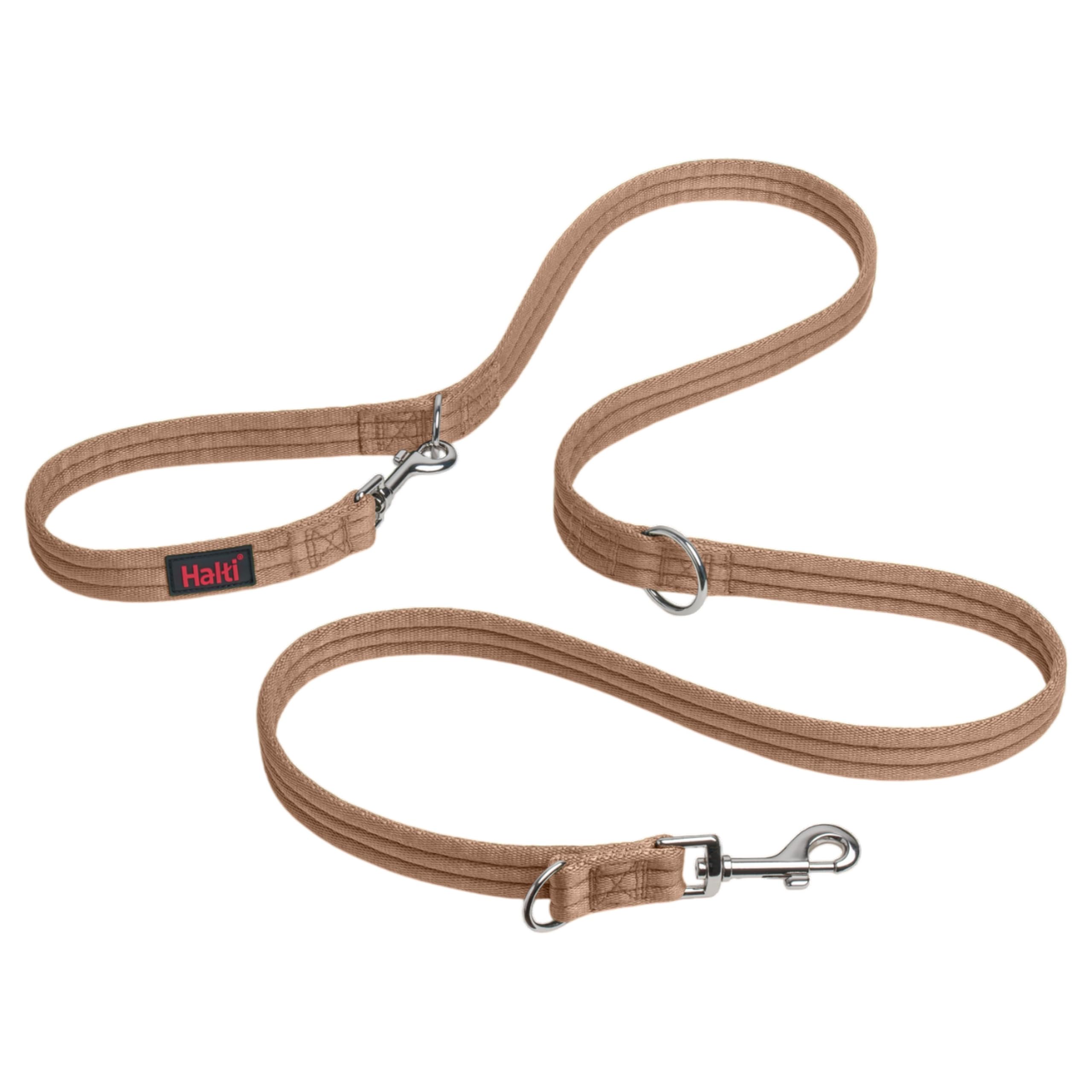 Halti Training Lead - Professional No-Pull Double-Ended Dog Lead | Size Large, Desert Sand