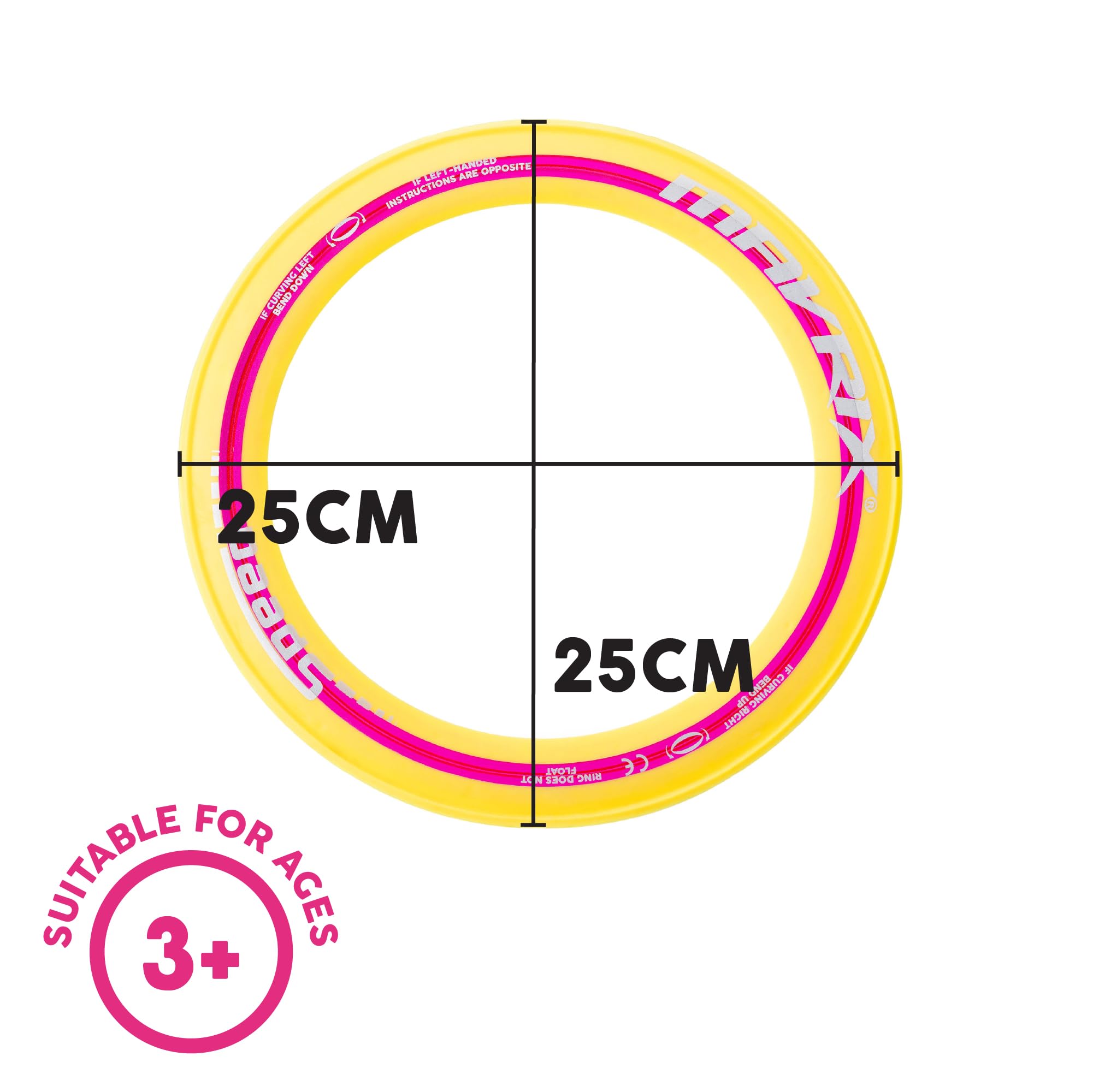 Mavrix Speed Ring Flying Disc - 200m Flight Range | Lightweight Polycarbonate | Unisex Children 7