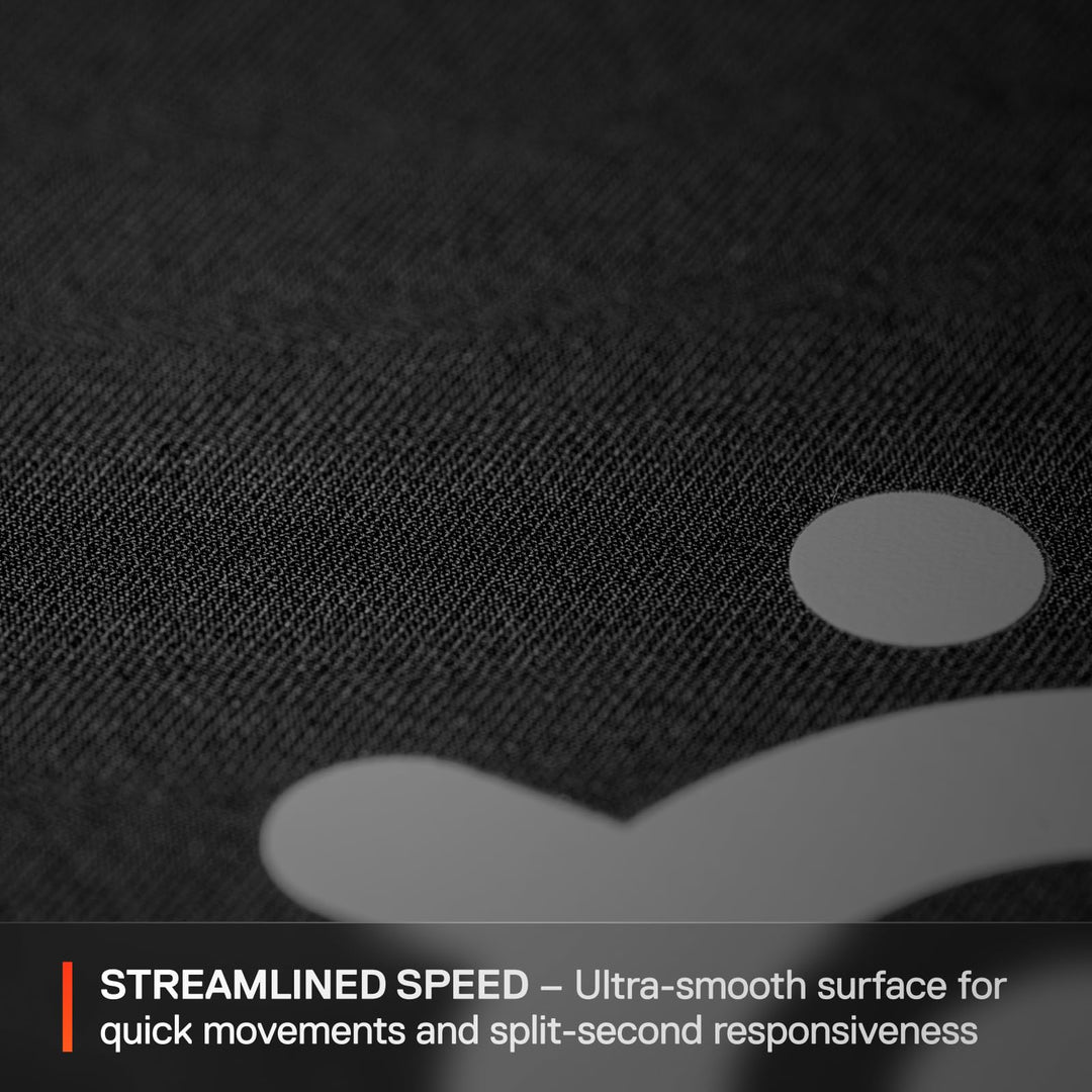 SteelSeries QcK L Performance Speed Gaming Mousepad - 49x42 cm, Extra-Dense 3.5mm Base, Black