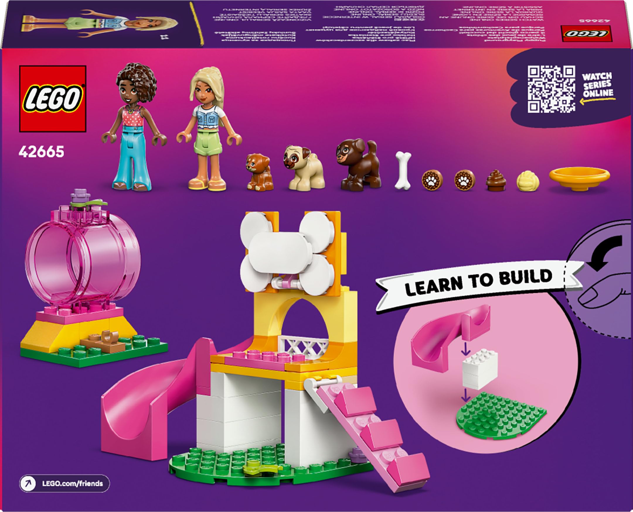LEGO Friends Puppy Playground Toy - Building Set for 4+ Year Olds with Mini Dolls & Dog Figures 3