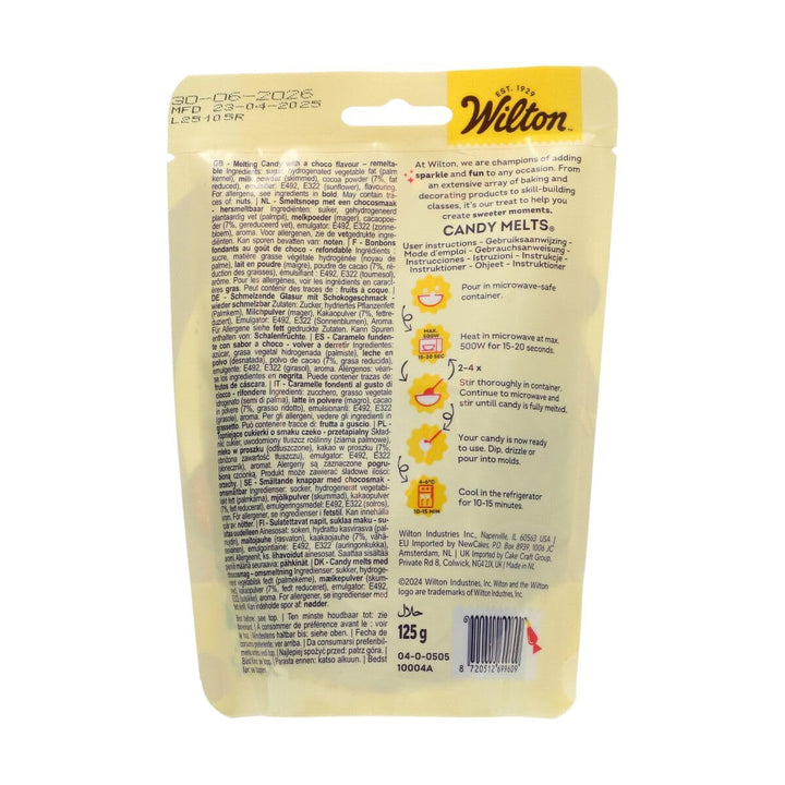 Wilton Candy Melts Light Cocoa - Chocolate Flavored Melting Candy for Baking & Decorating