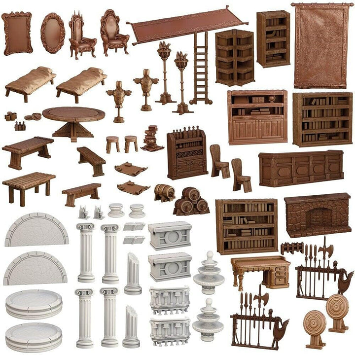 Mantic Games TerrainCrate Adventurers' Crate Tabletop Terrain Set (MGTC135)