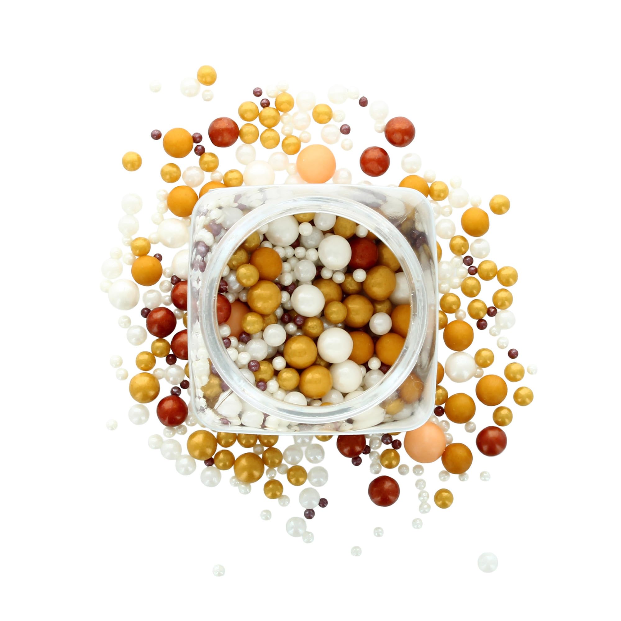 Mit Liebe gebacken – Opulente Perlenstreusel-Mischung | 100 g essbare Kuchendekorationen 5