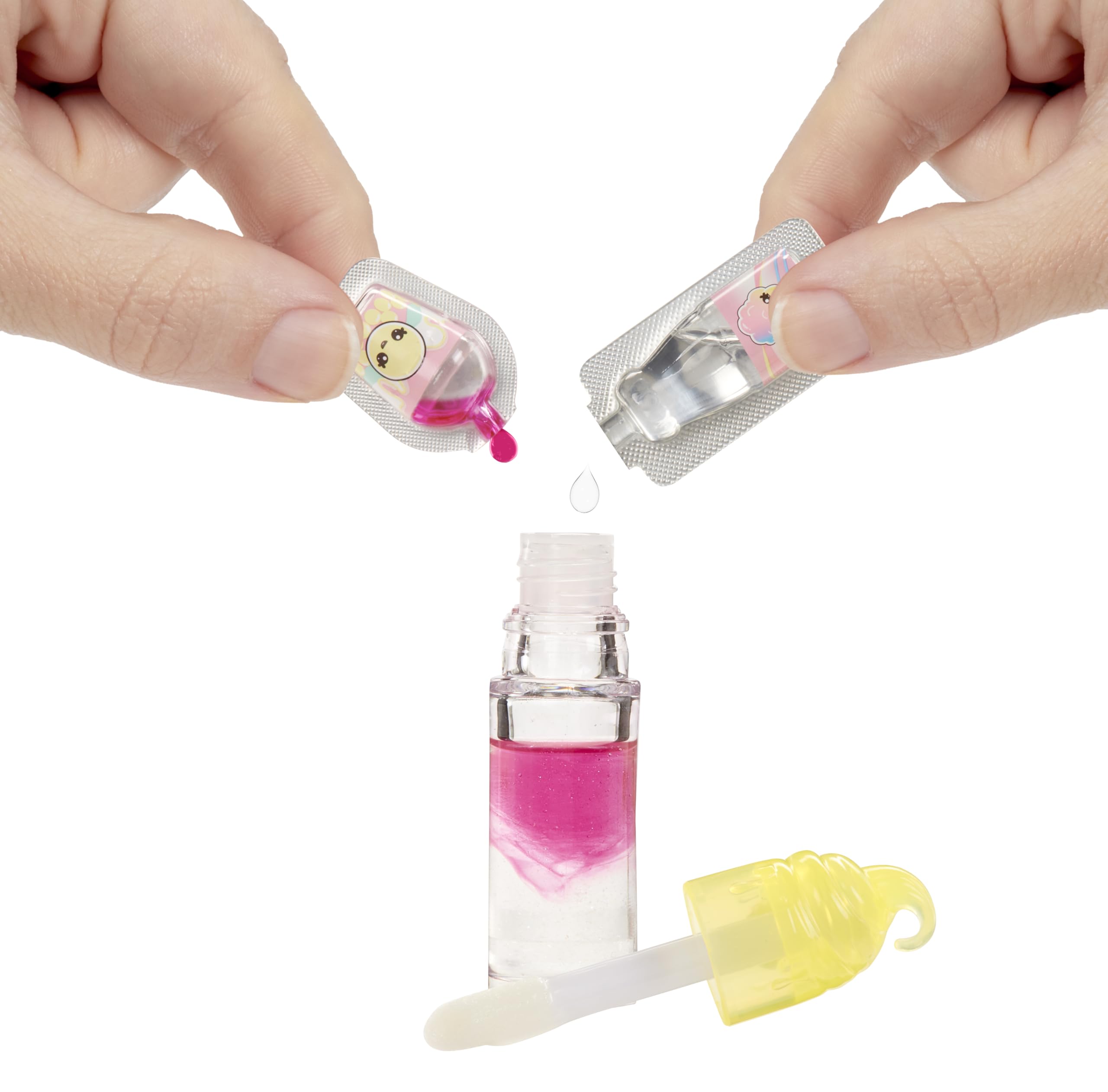 Yummiland Nia Candy Fluff Doll - DIY Lip Gloss Kit with Scented Character & Customizable Fashion 4