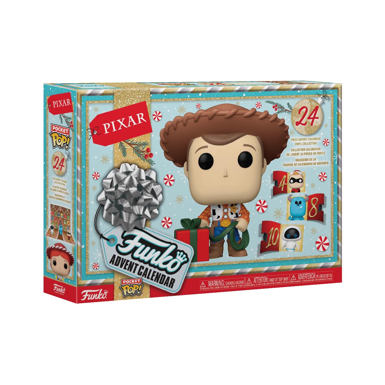 Funko Pixar Collection Advent Calendar 2024 - 24 Collectible Vinyl Mini Figures | Ages 3+