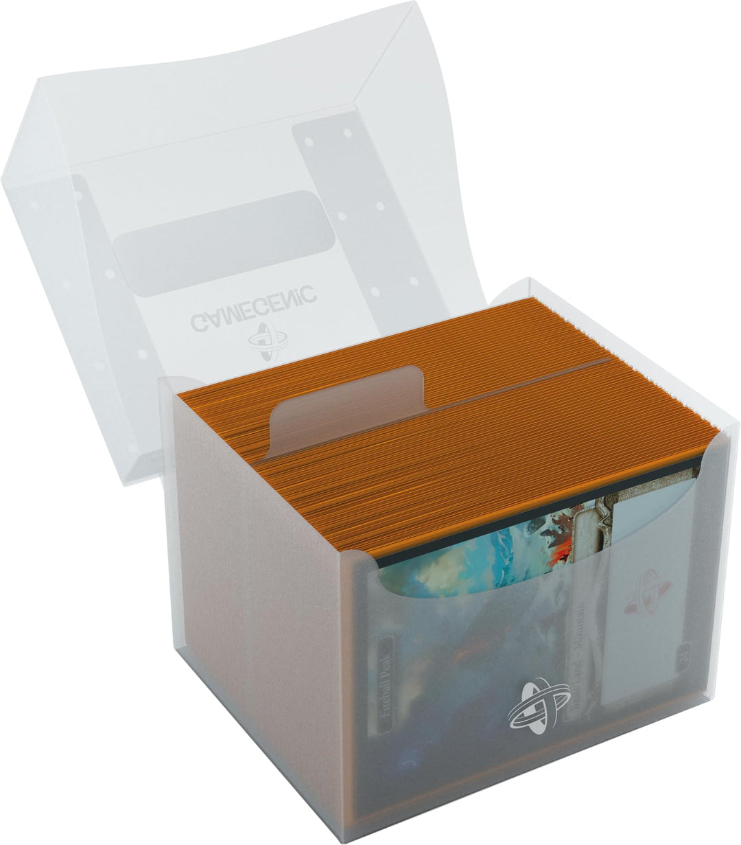 Gamegenic Side Holder 100+ XL Clear - Card Storage with Write-On Label & Flex Divider