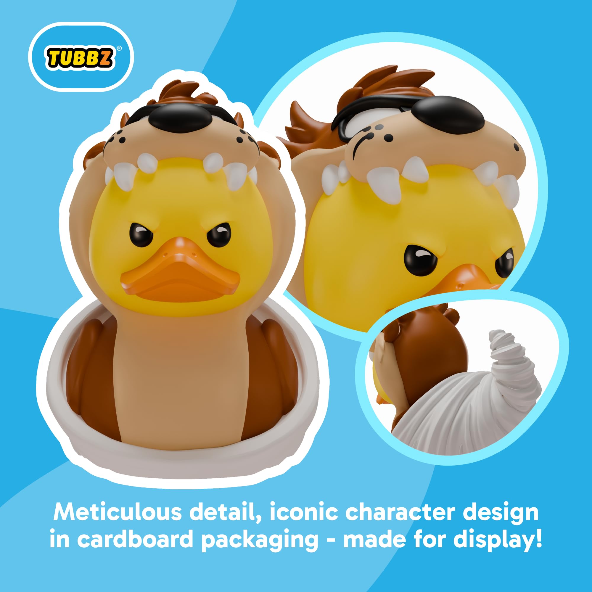 TUBBZ Looney Tunes - Tazmanian Devil Cosplaying Rubber Duck Collectible Figure | 3.54 in 2
