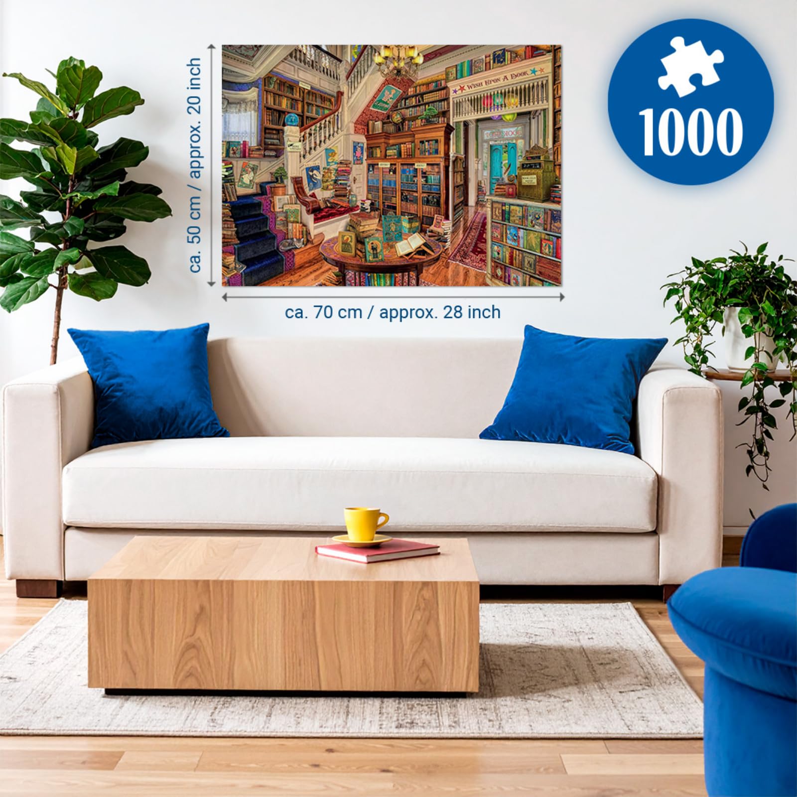 Ravensburger The Fantasy Bookshop 1000 Piece Jigsaw Puzzle for Adults and Kids Age 12+ 2