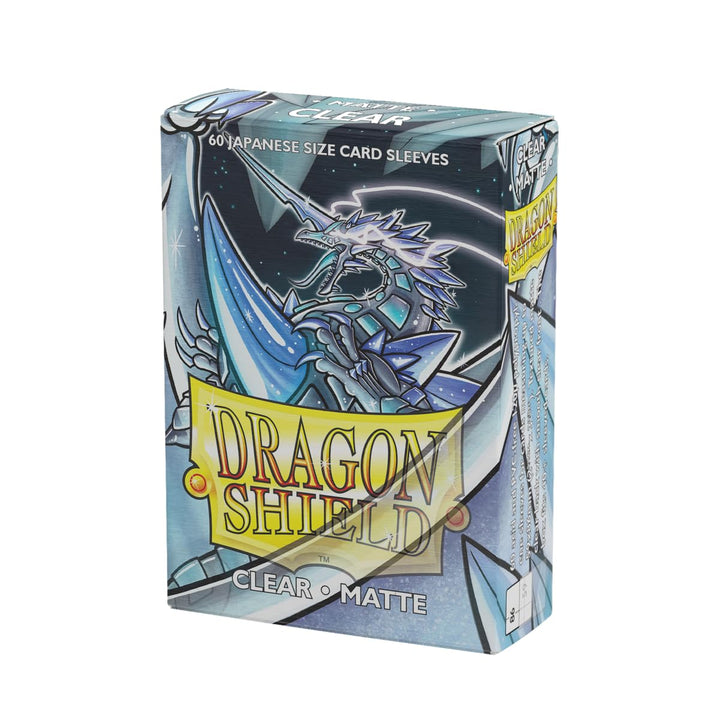 Dragon Shield Matte Japanese Clear Card Sleeves (60 Count) by Arcane Tinmen