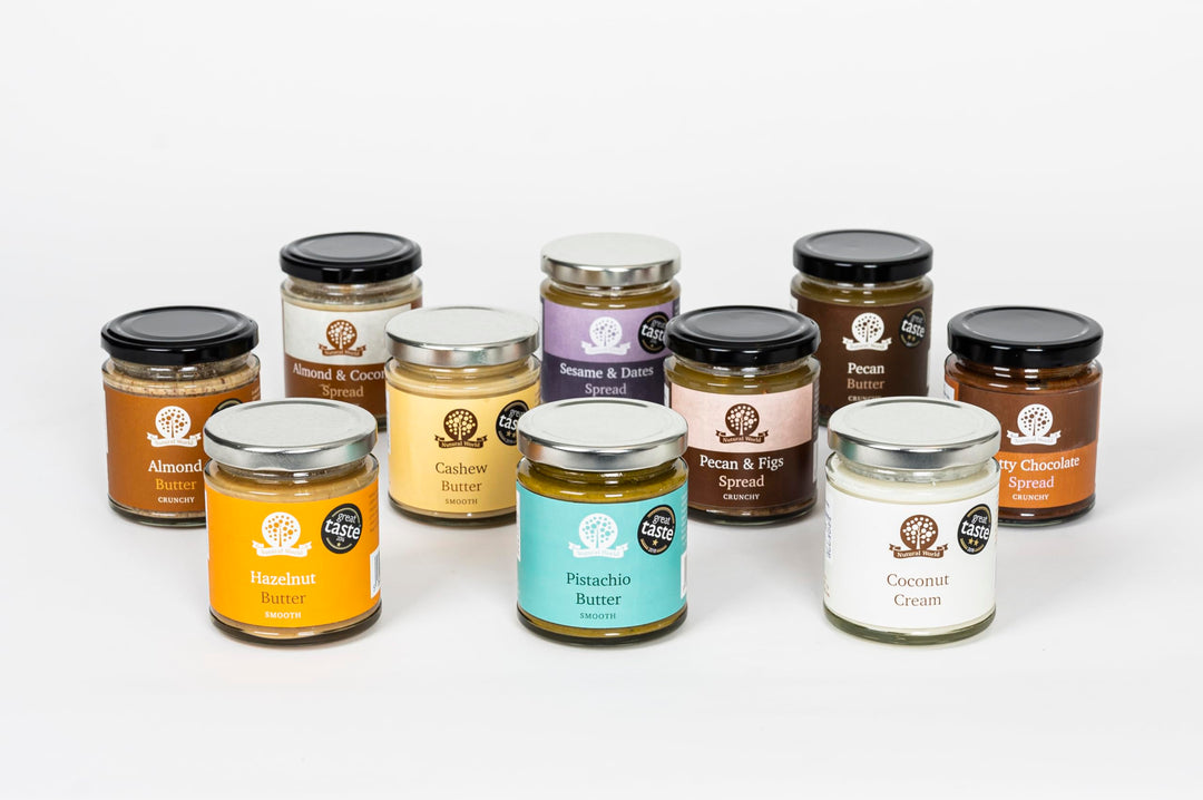 Nutural World - Smooth Almond Nut Butter (1kg) - Glass Jar