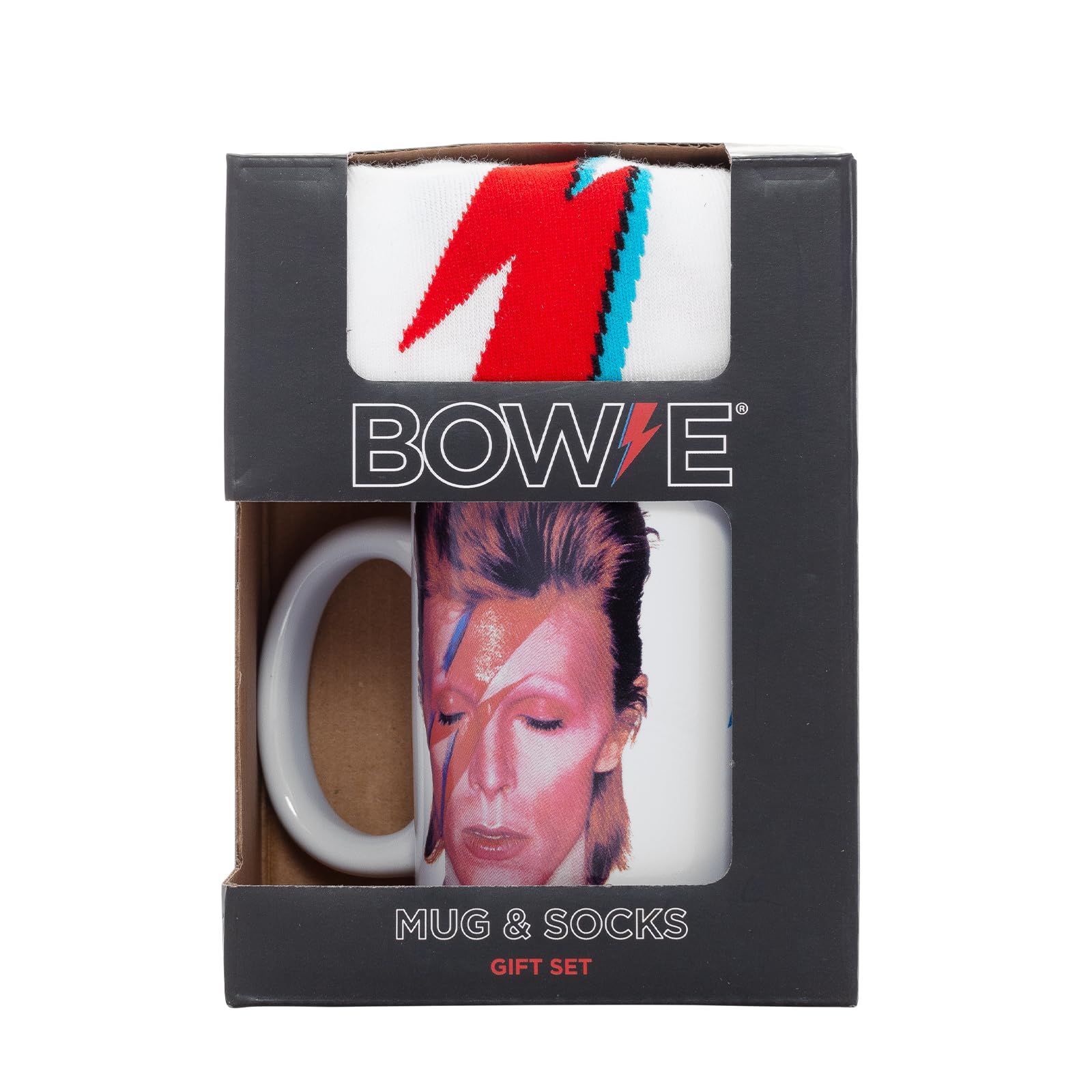 Pyramid International David Bowie Mug and Socks Set - Ceramic, Blue, 2 Items 1