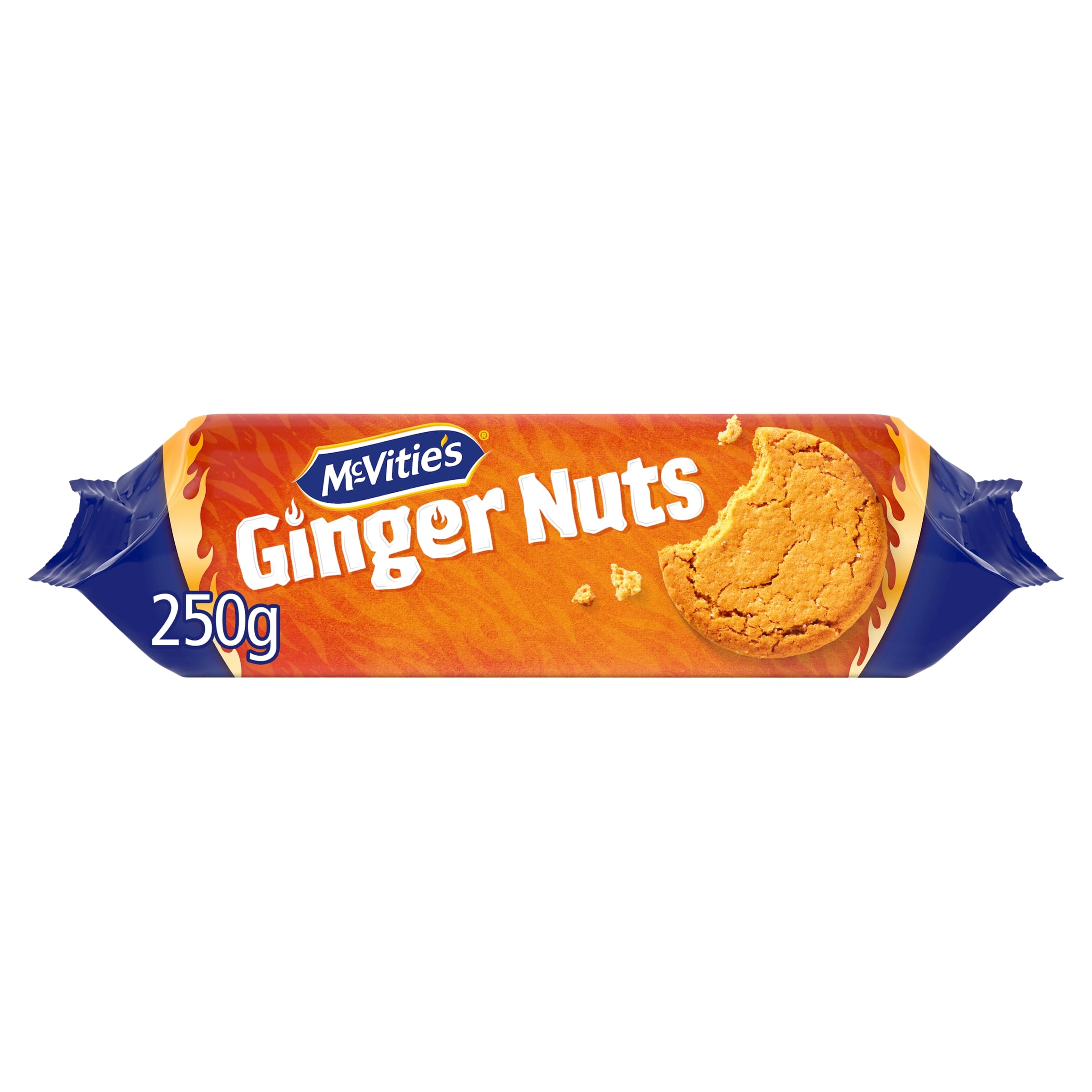 McVitie's Ginger Nuts Biscuits - Perfectly Spiced Ginger Flavor | 250g Pack 1