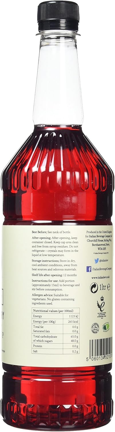 Simply Cherry Syrup 1 Litre