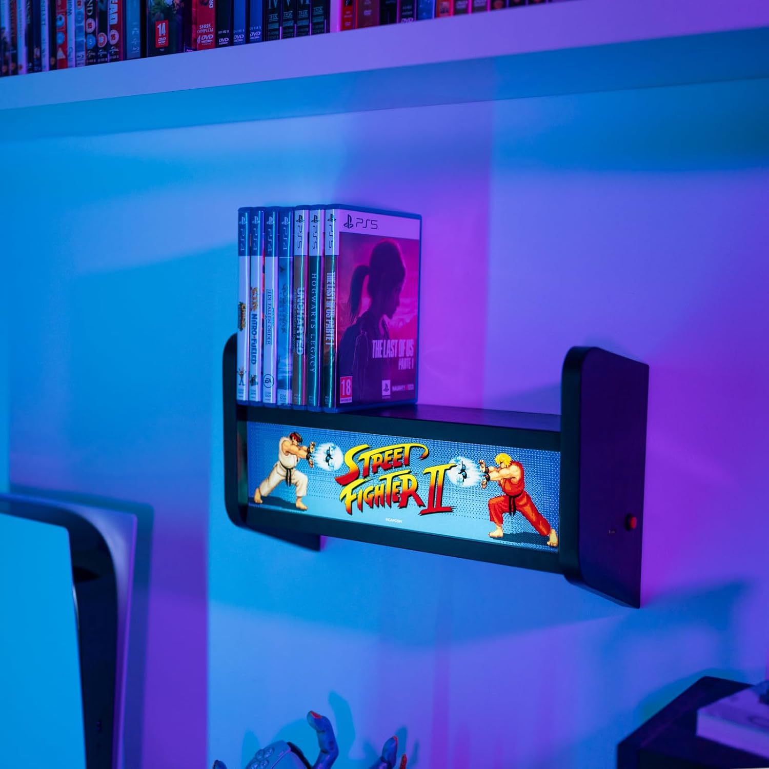 Grupo Erik - Street Fighter Arcade Machine Wall Light with Shelf USB-C Lamp 5