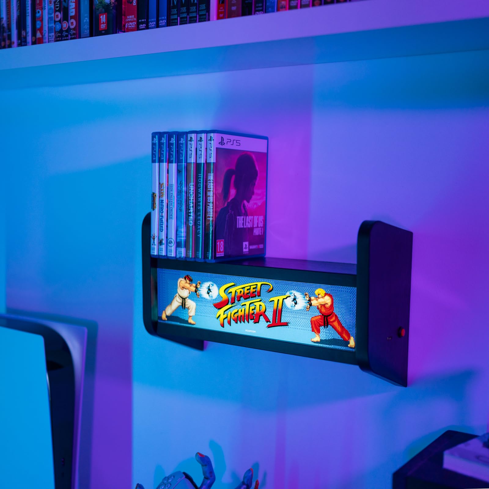 Grupo Erik - Street Fighter Arcade Machine Wall Light with Shelf USB-C Lamp 13