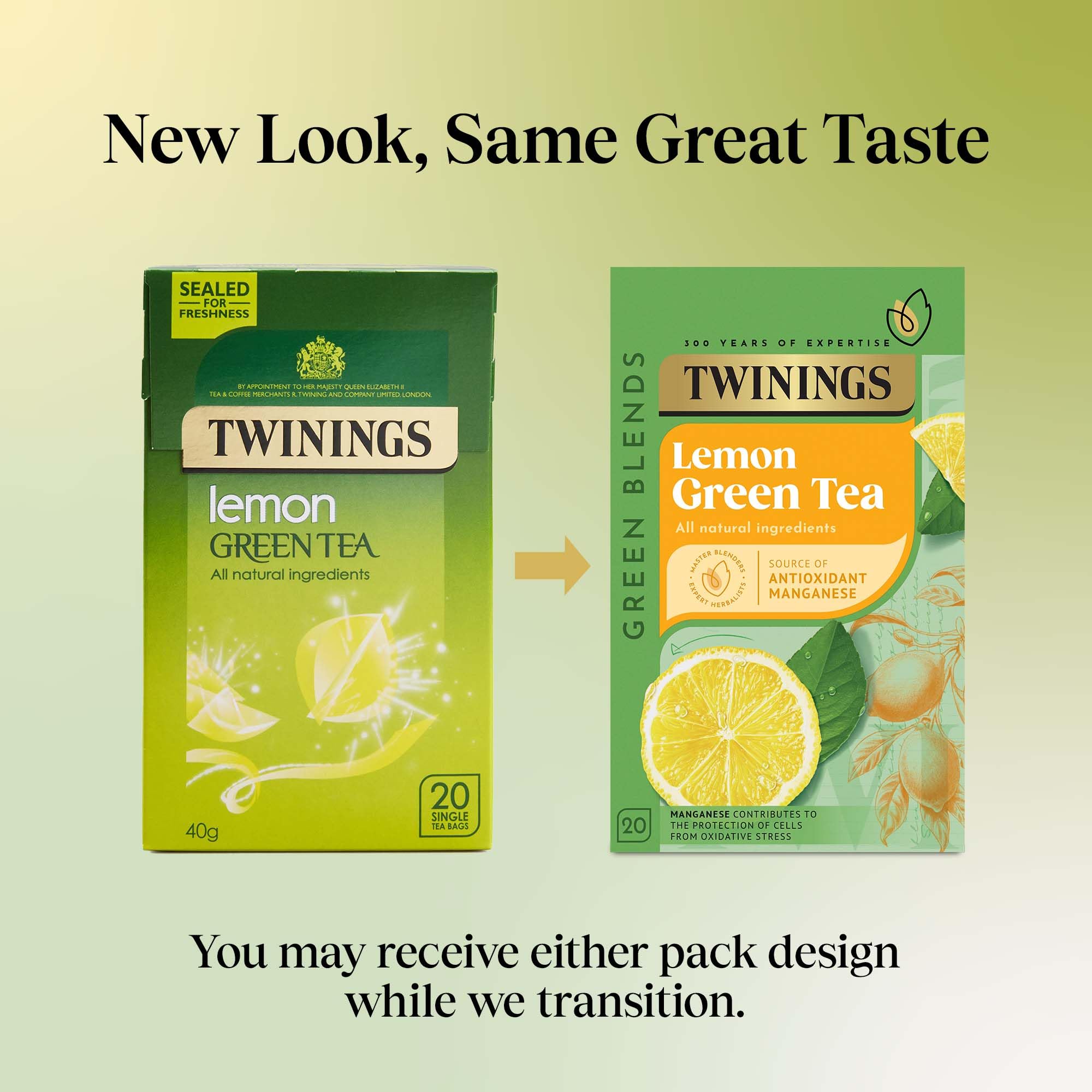 Twinings Lemon Green Tea - Refreshing Flavour | 20 Teabags | 40g 2