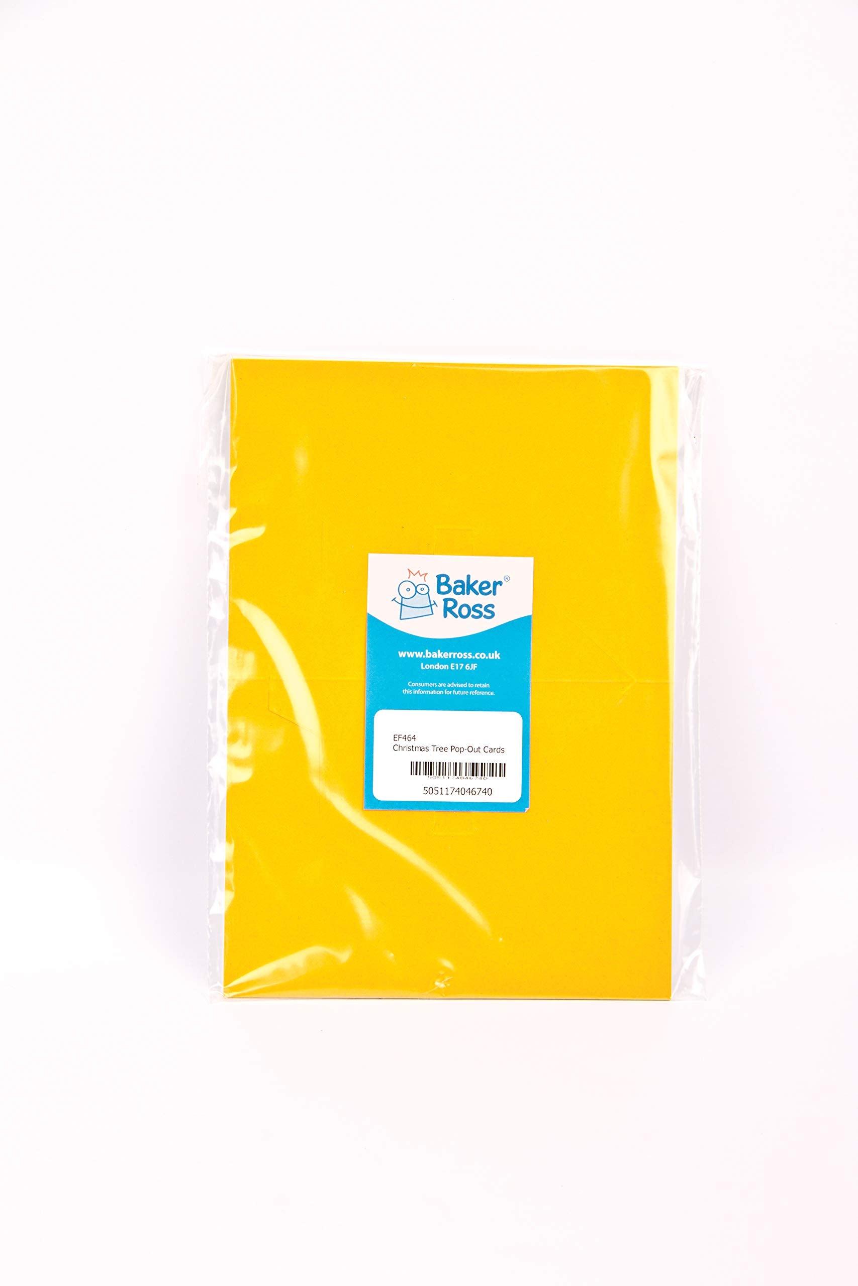 Baker Ross G793 Christmas Tree Pop Out Cards - Craft Kit for Kids 6