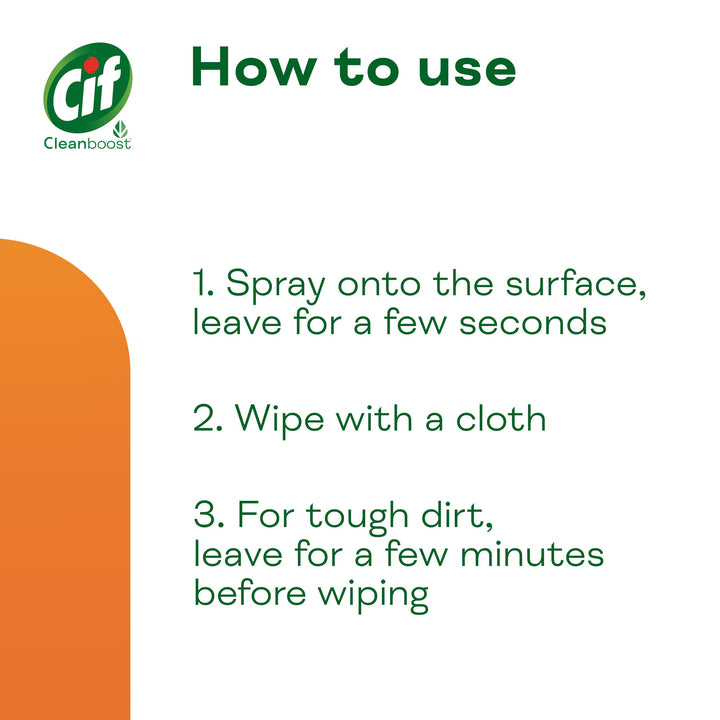 Cif Power & Shine Kitchen Spray - Tough Grease Remover for Ceramic, Chrome & Enamel (700ml)