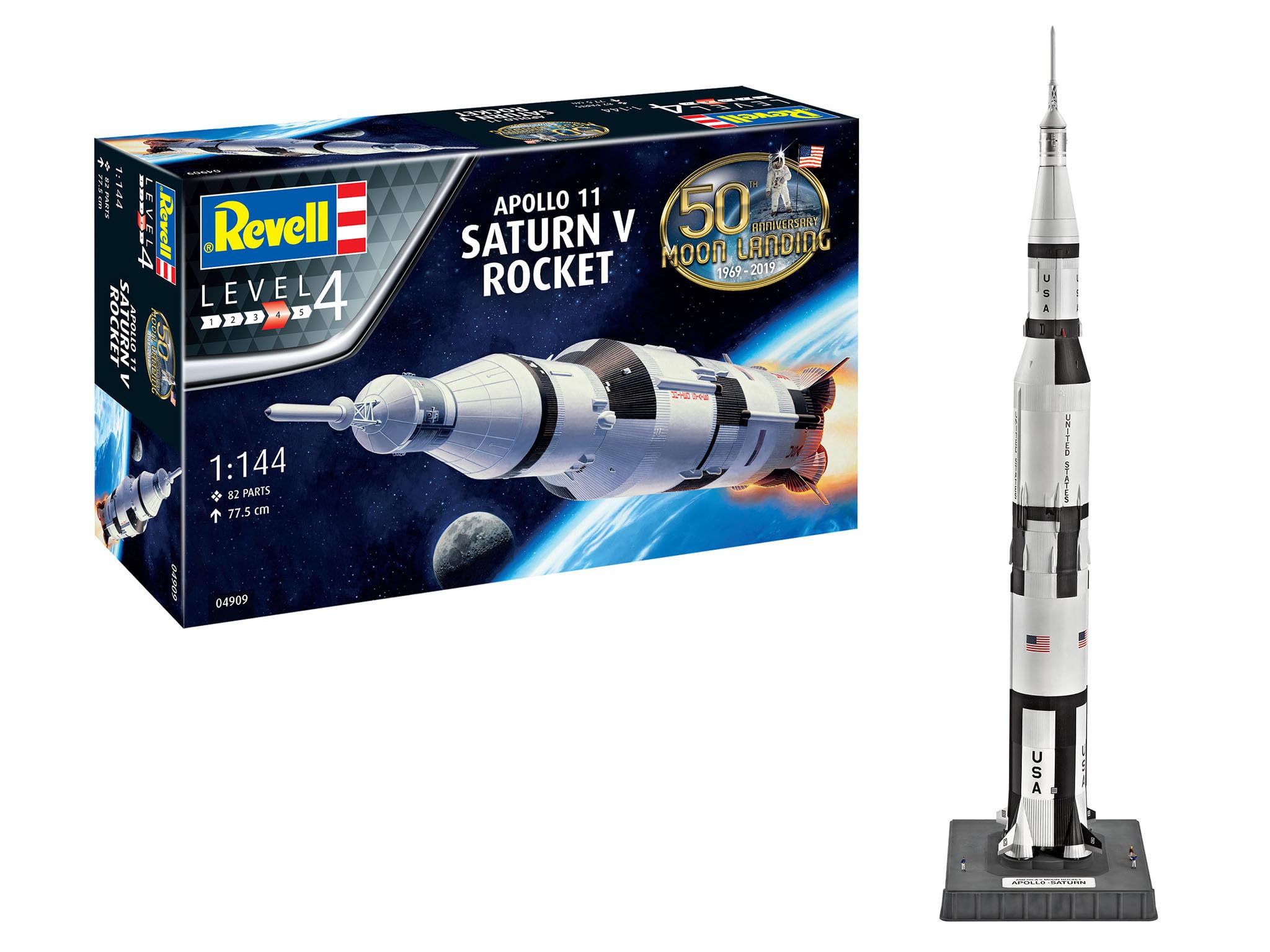 Revell 80-4909 1:144 Apollo Saturn V Plastic Model Kit 1
