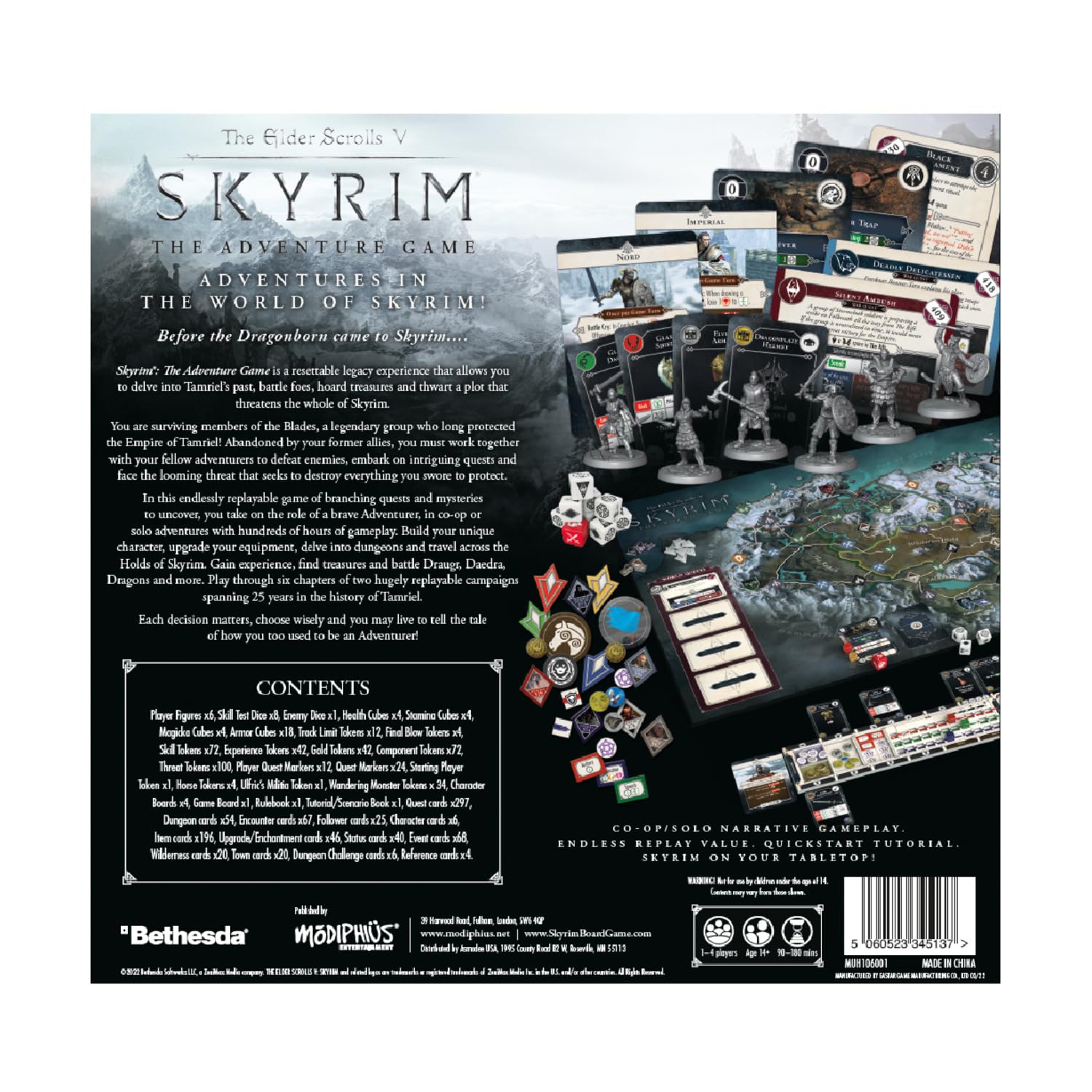 Modiphius The Elder Scrolls: Skyrim - Adventure Board Game 6