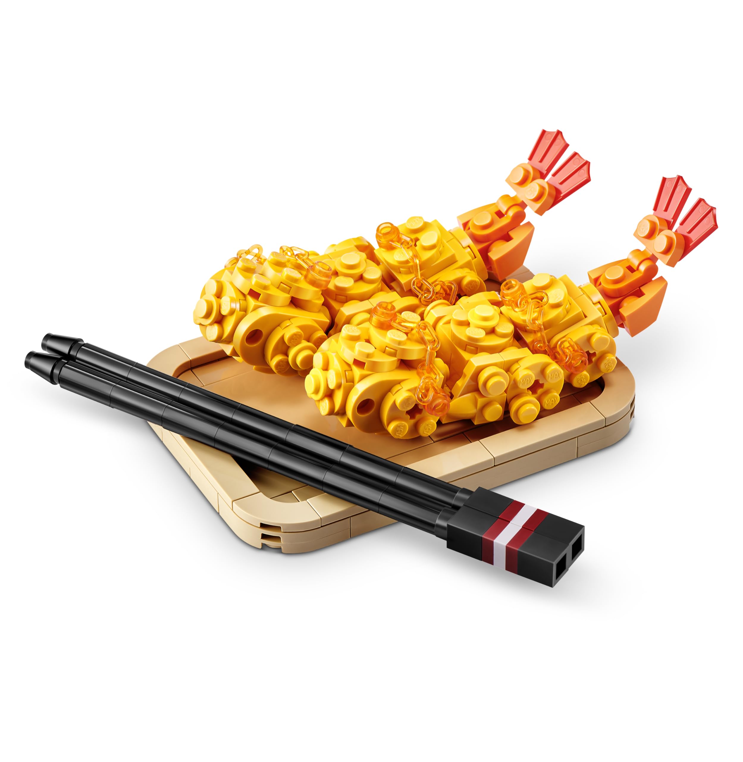 Max Build More Premium Sushi Bar Collection (Tempura) - 212-Piece Building Set for Ages 8+ 2