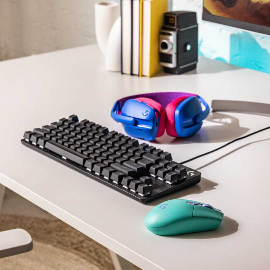 Logitech G413 TKL SE Mechanical Gaming Keyboard - Tenkeyless with Tactile Switches, PBT Keycaps, Backlit Black Aluminum Design