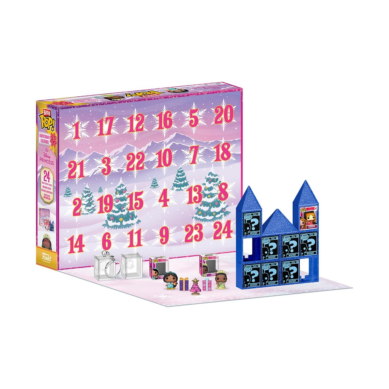 Funko Bitty Pop! Disney Princesses - Countdown Calendar with 24 Mini Vinyl Figures 8