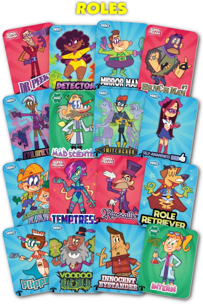 Bezier Games One Night Ultimate Super Villains Brettspiel 3