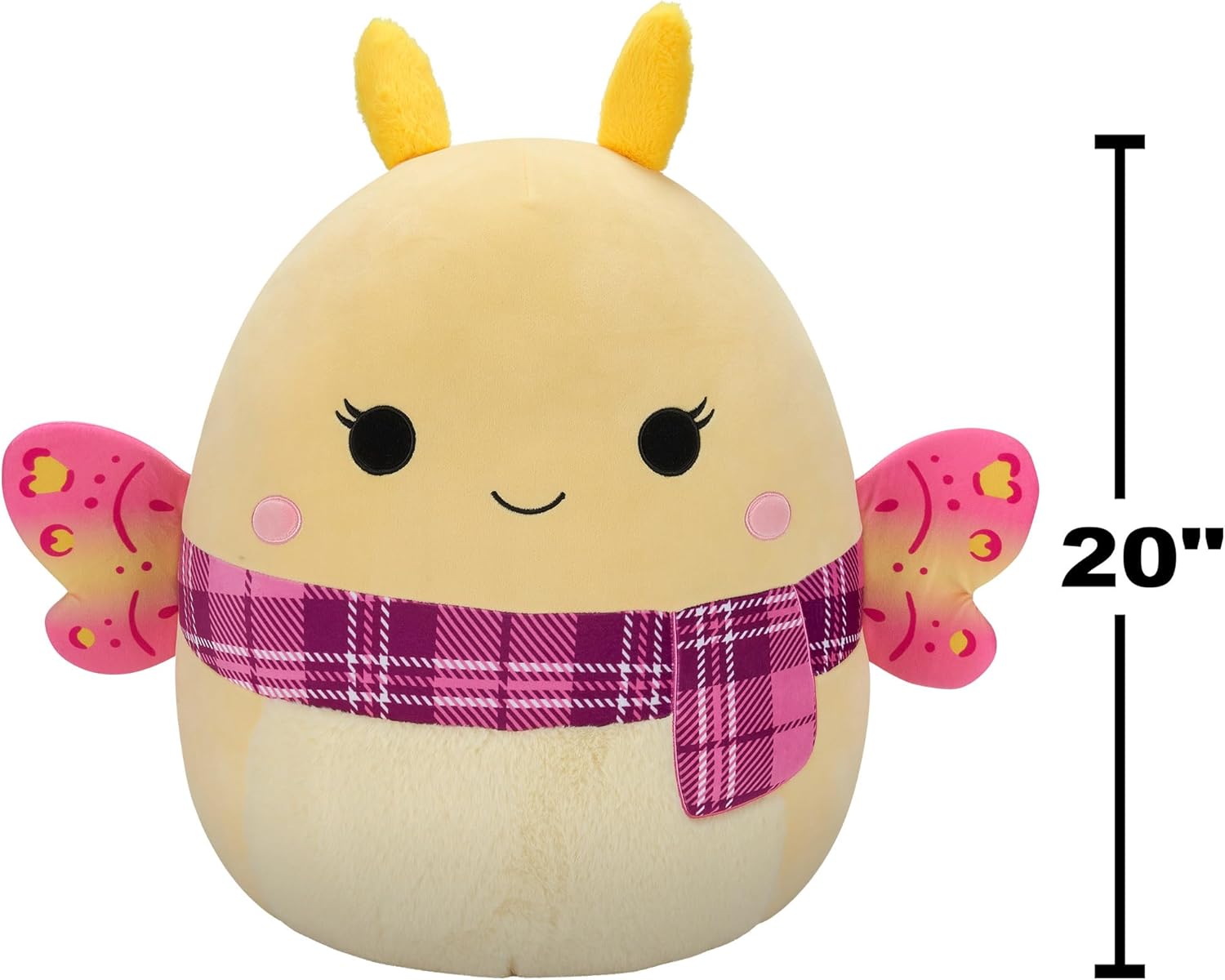 Squishmallows 20 Inch Plush - Miry the Yellow Moth Collectible Stuffed Animal 4