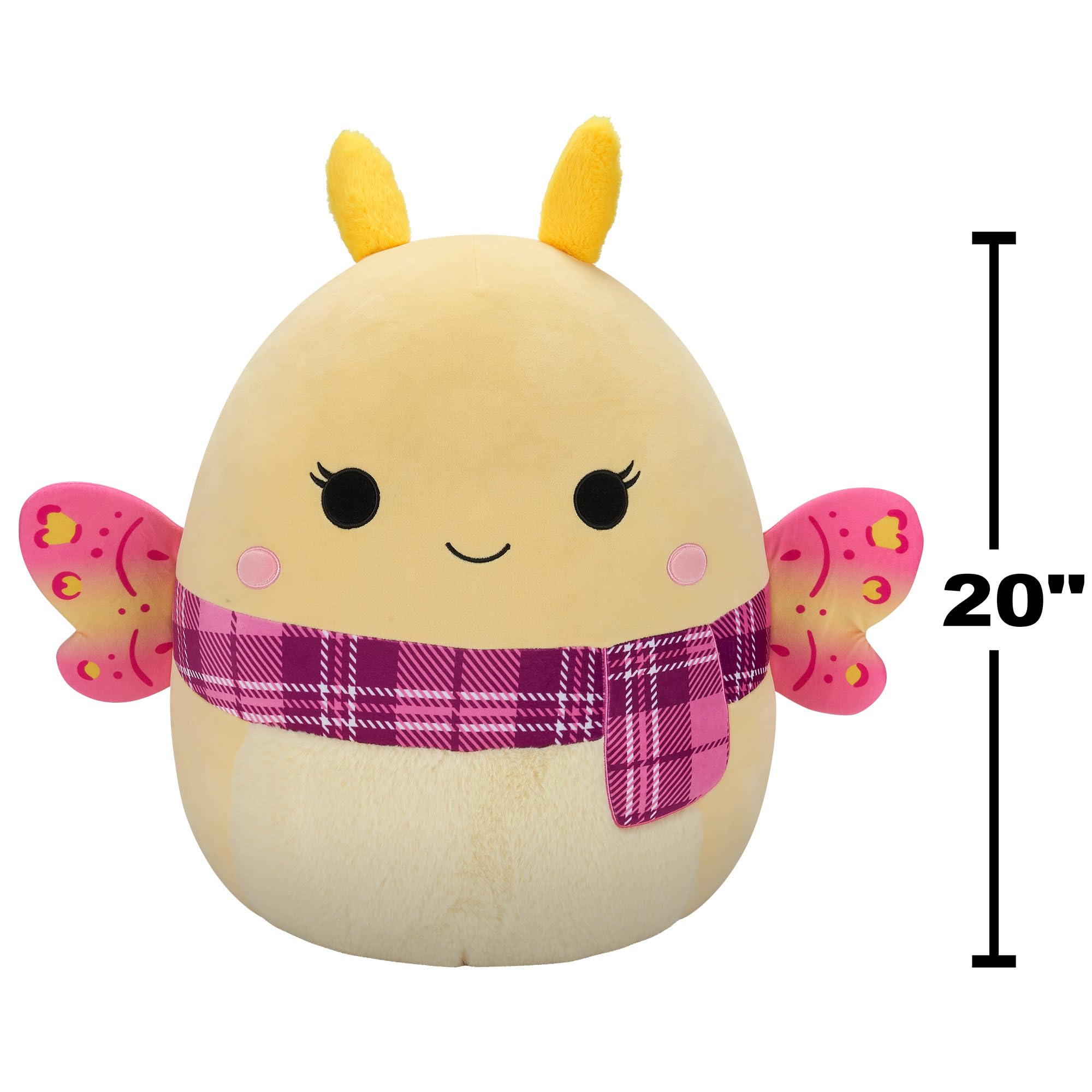 Squishmallows 20 Inch Plush - Miry the Yellow Moth Collectible Stuffed Animal 13