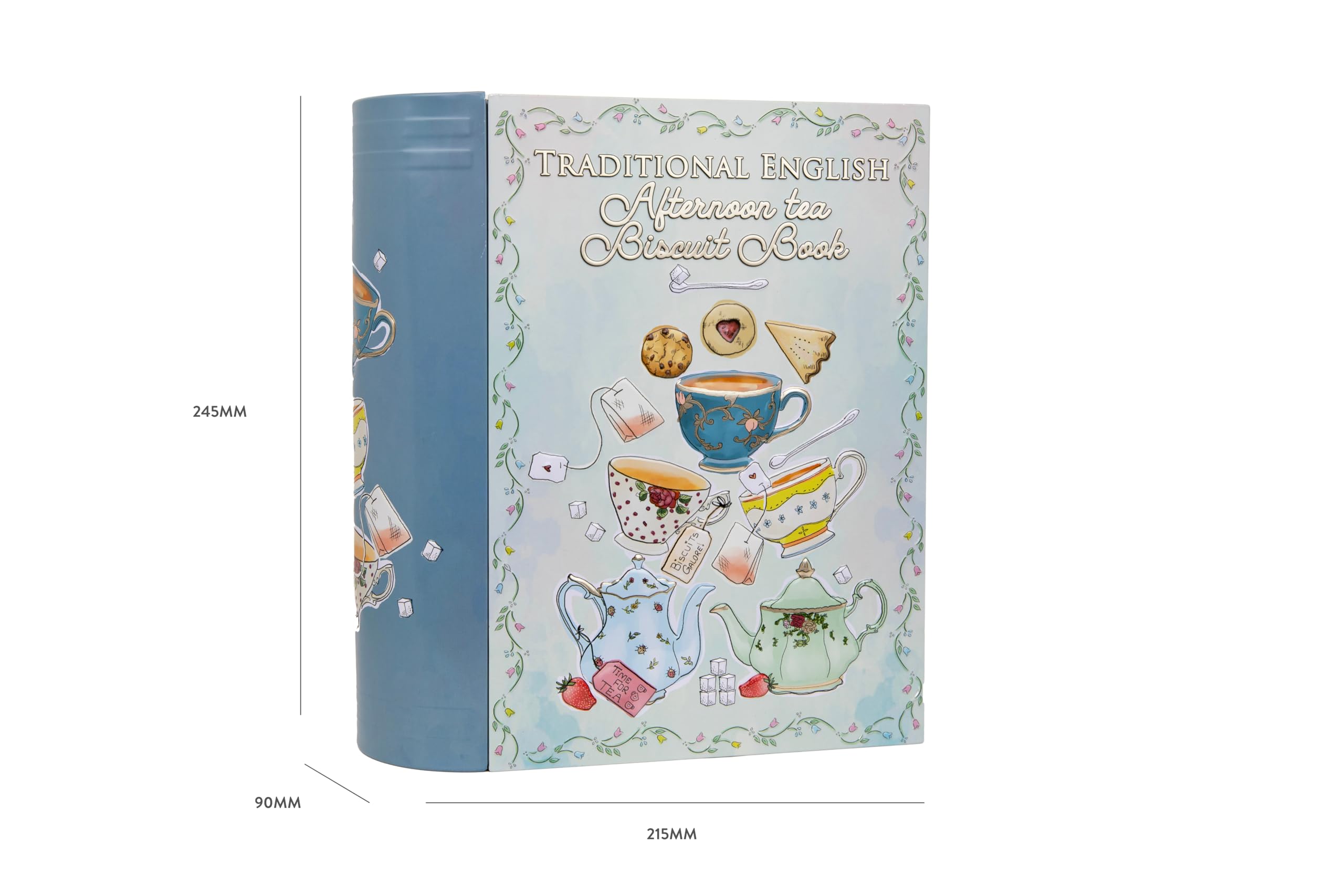 Afternoon Tea Book Biscuit Tin Gift - Christmas Treats & Snacks Set by Scotti 5