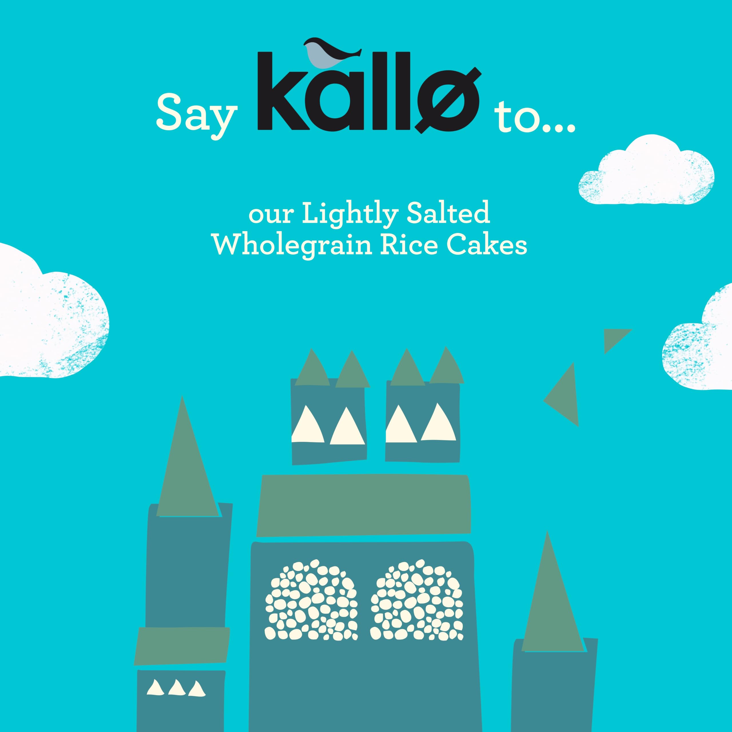 Kallo Lightly Salted Wholegrain Low Fat Rice Cakes, 12 x 130g 8
