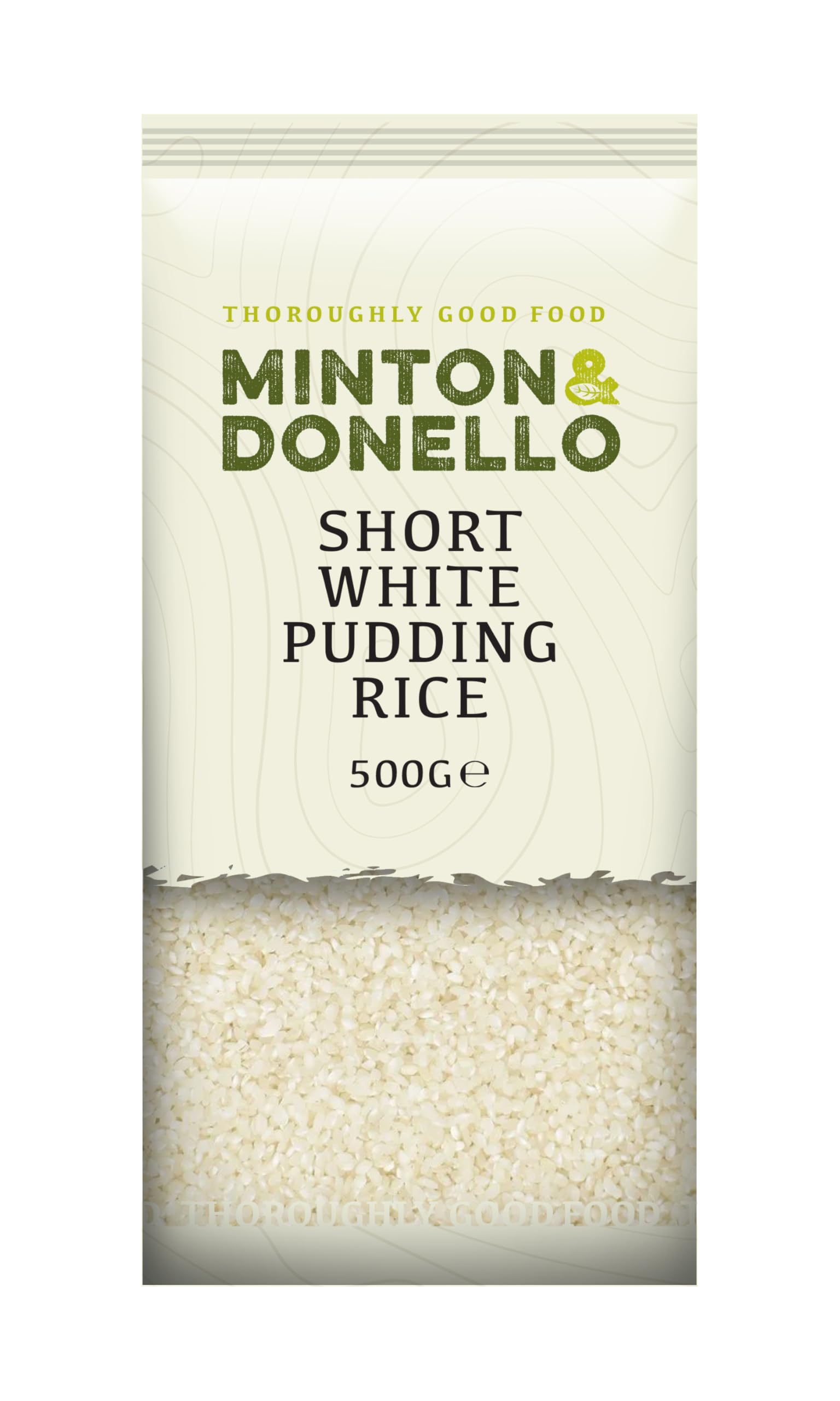 Minton &amp; Donello Kurzer weißer Milchreis, 500 g – in Großbritannien verpackt für cremigen Milchreis