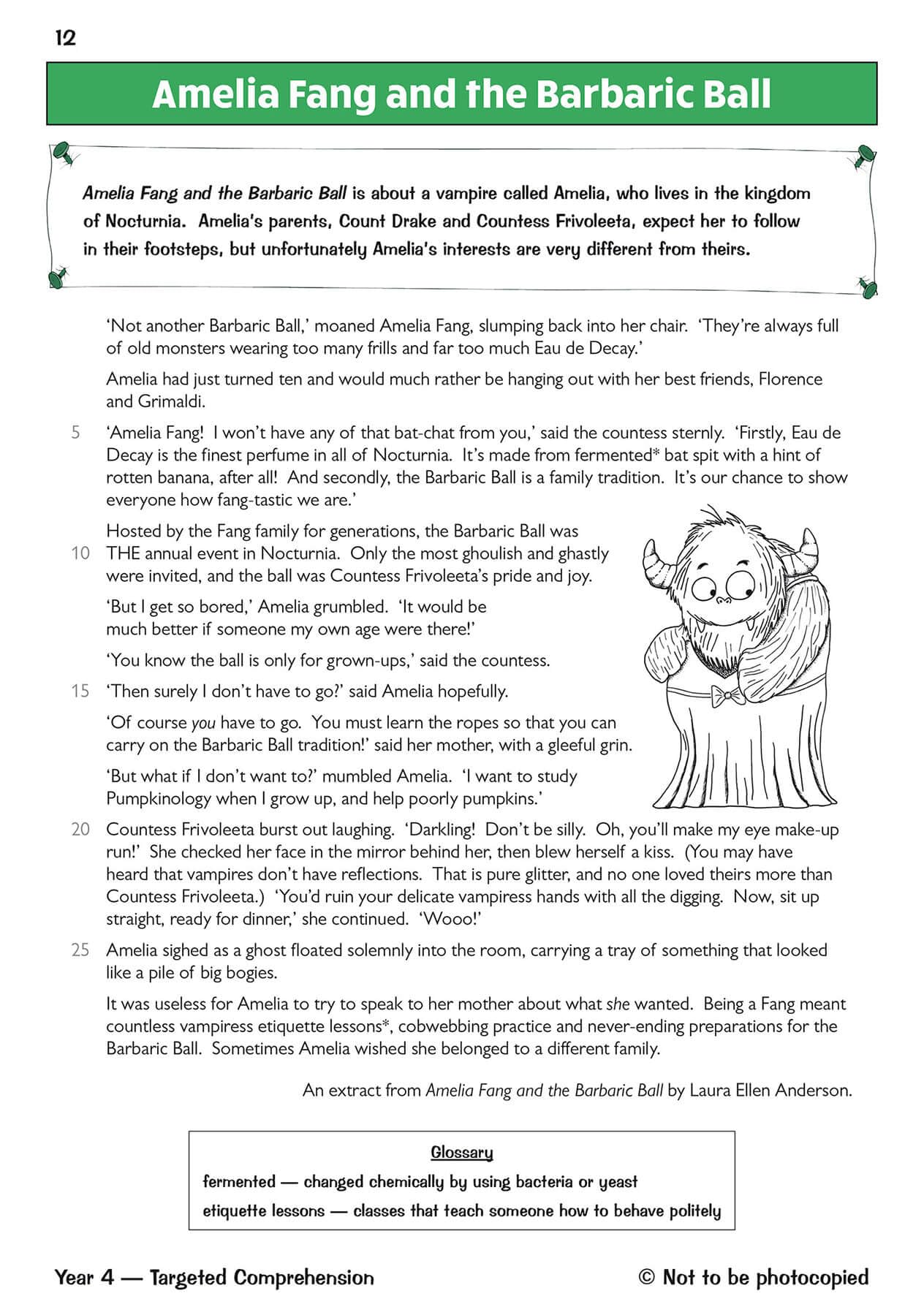 CGP New KS2 English Targeted Question Book: Year 4 Reading Comprehension - Book 1 (with Answers)