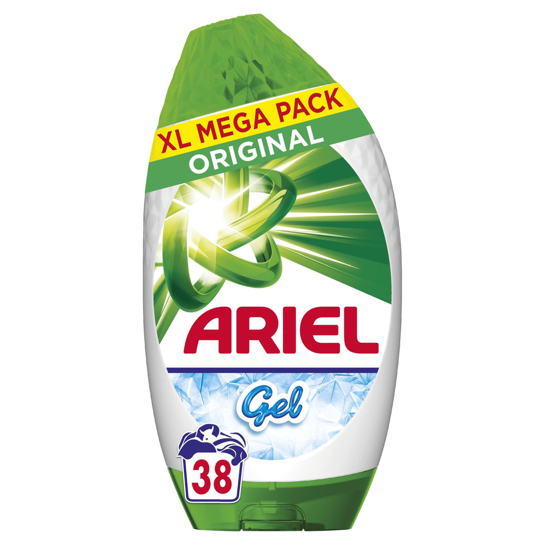 Ariel Original Washing Liquid Laundry Detergent Gel, 38 Washes, Brrrilliant Stain Removal