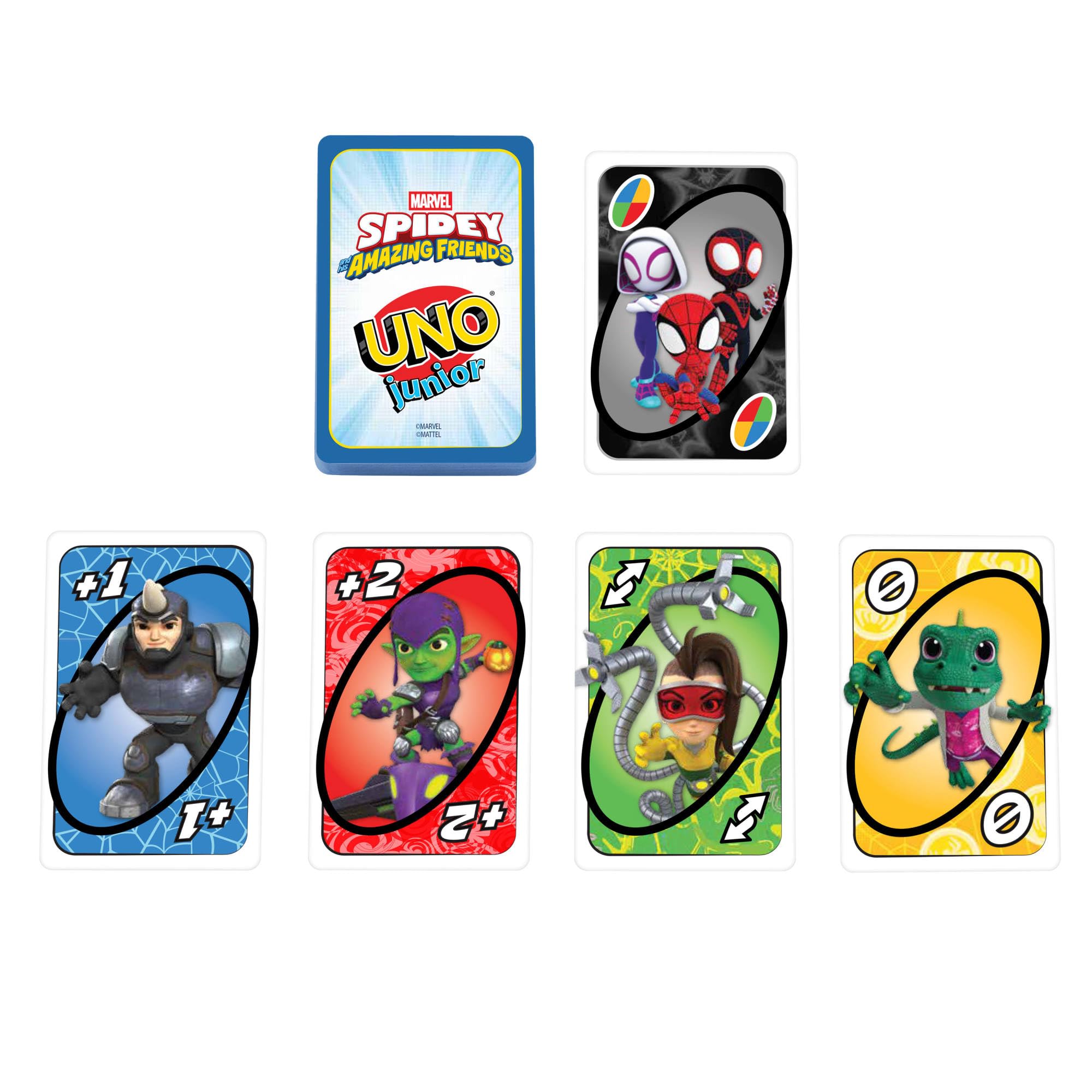 UNO Junior Marvel Spidey and His Amazing Friends Card Game - Ages 3+ | 2-4 Players | 56 Cards 4