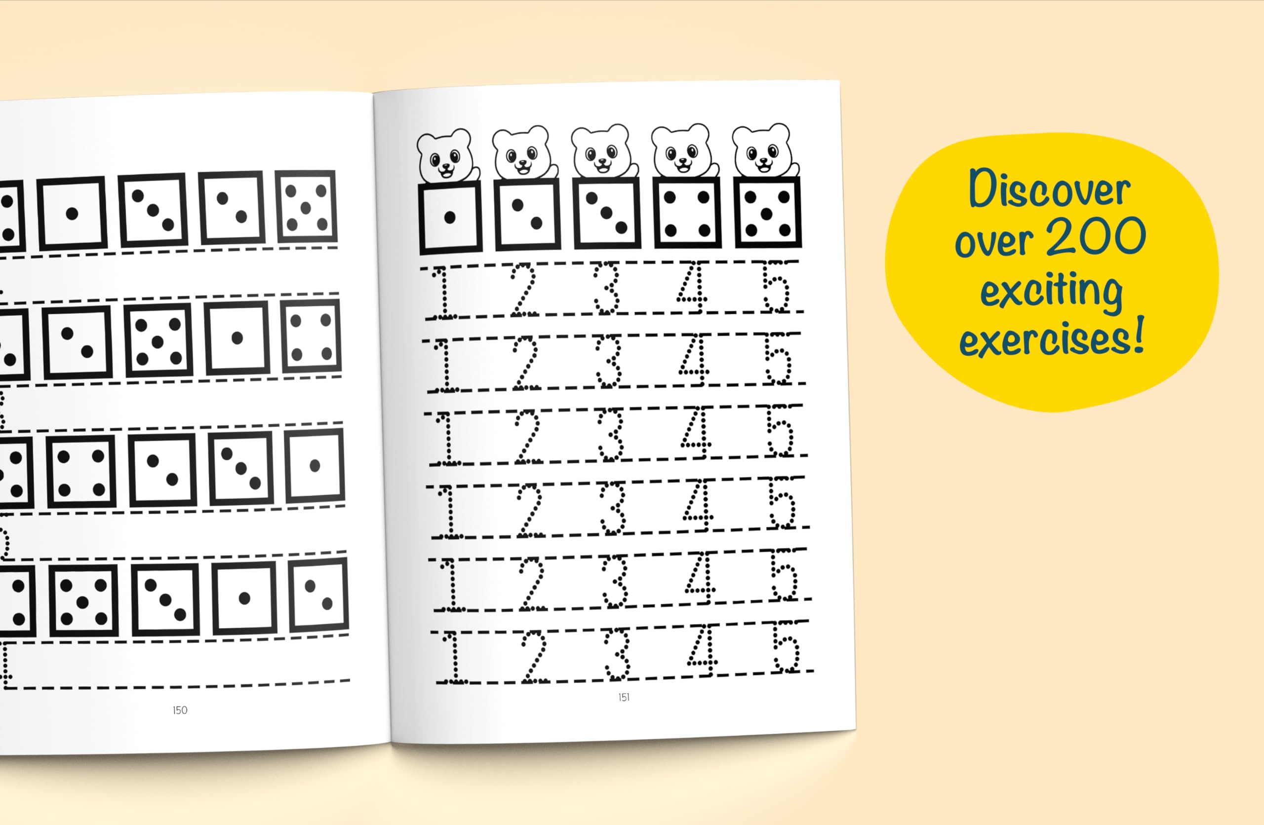 Abby Lyon BIG XXL Preschool Workbook - 222+ Activities, Letter Tracing, Numbers | Ages 3-5