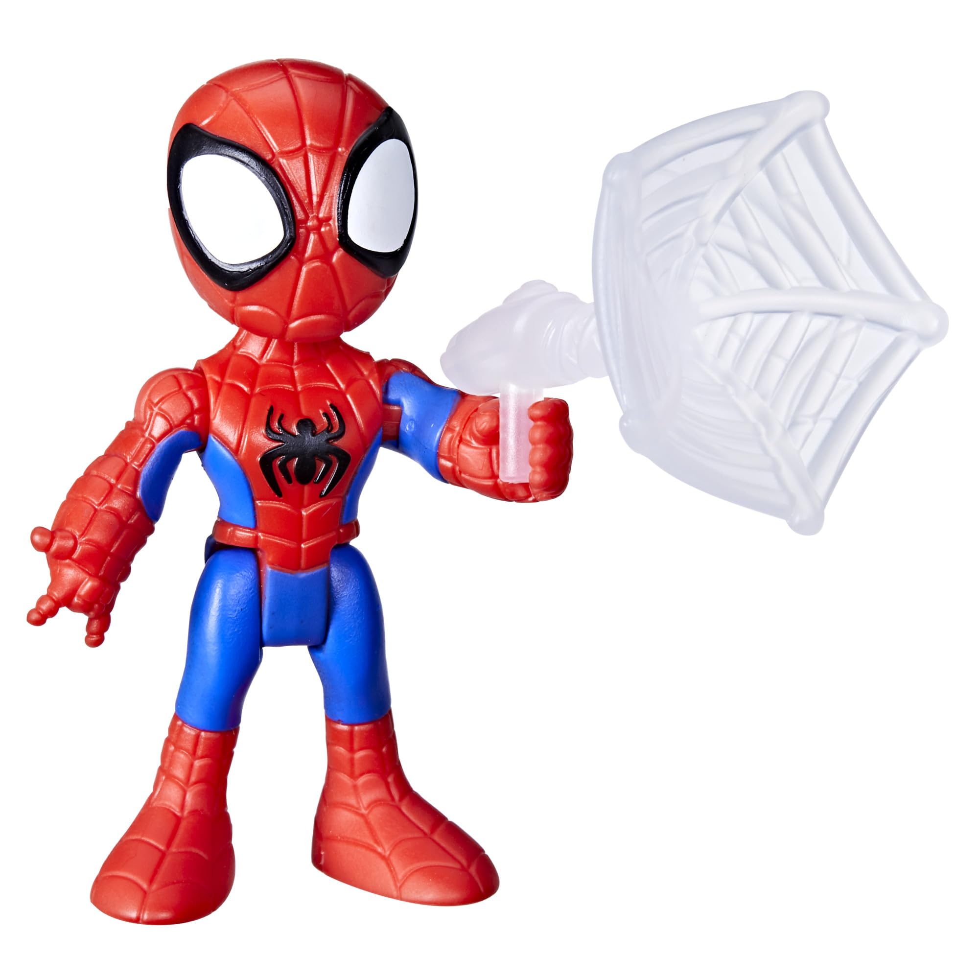 Marvel Spidey and his Amazing Friends Spidey Action Figure - 7.6 cm (3 inch) Poseable Toy with Web Accessory for Ages 3+ 1