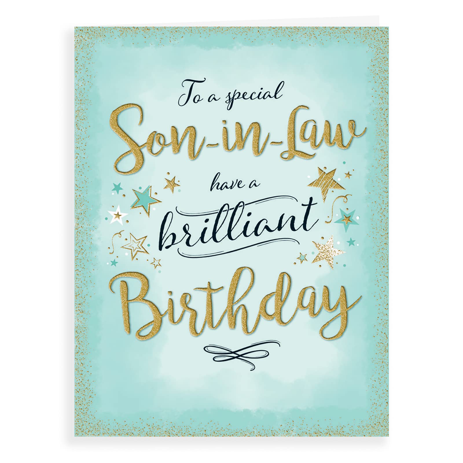 Piccadilly Greetings Son In Law Birthday Card | 8 x 6 Inches | Made in the UK