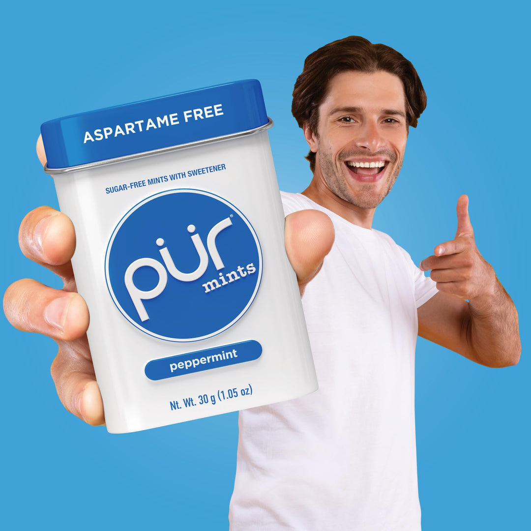 PUR - Aspartame Free Mints, Sugar Free with Xylitol (360g Tin)