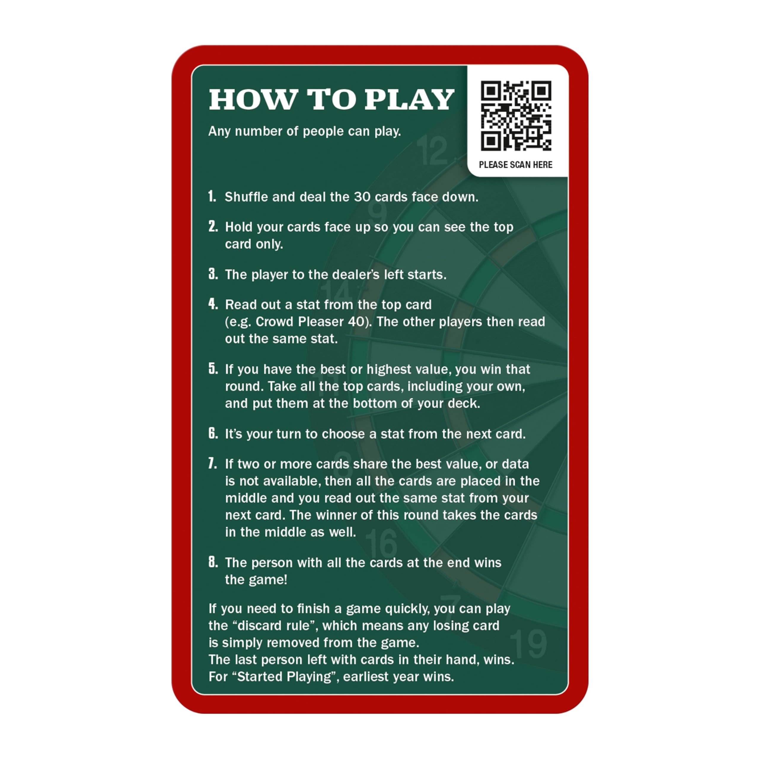 Top Trumps Top 30 Darts Greats V2 Classic Card Game 3