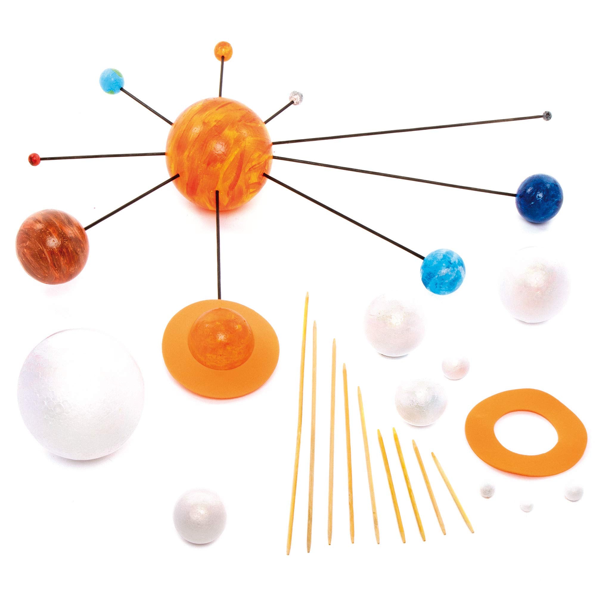 Baker Ross EV8302 Solar System Craft Kit - Educational Science Kit for Kids Ages 6+