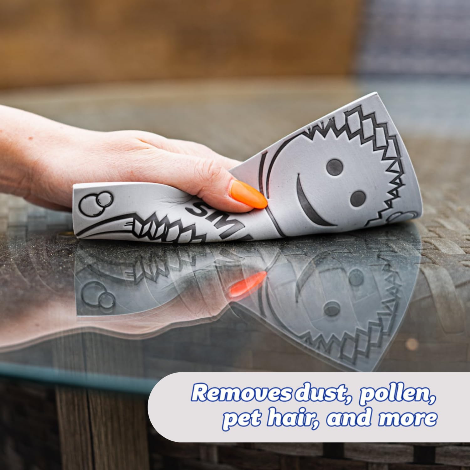 Scrub Daddy Damp Duster Towel - Multipurpose Cleaning Tool for Home Surfaces 4