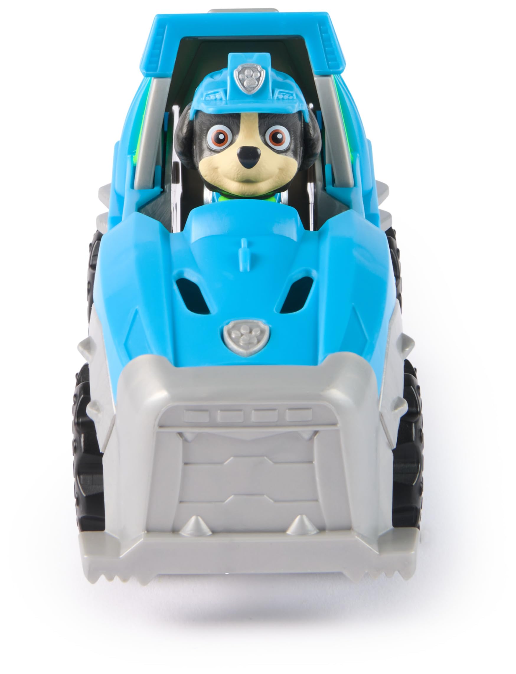 Paw Patrol Rex’s Dinosaur Rescue Vehicle with Collectible Action Figure - Sustainably Made Toy Truck for Kids 3+ 4
