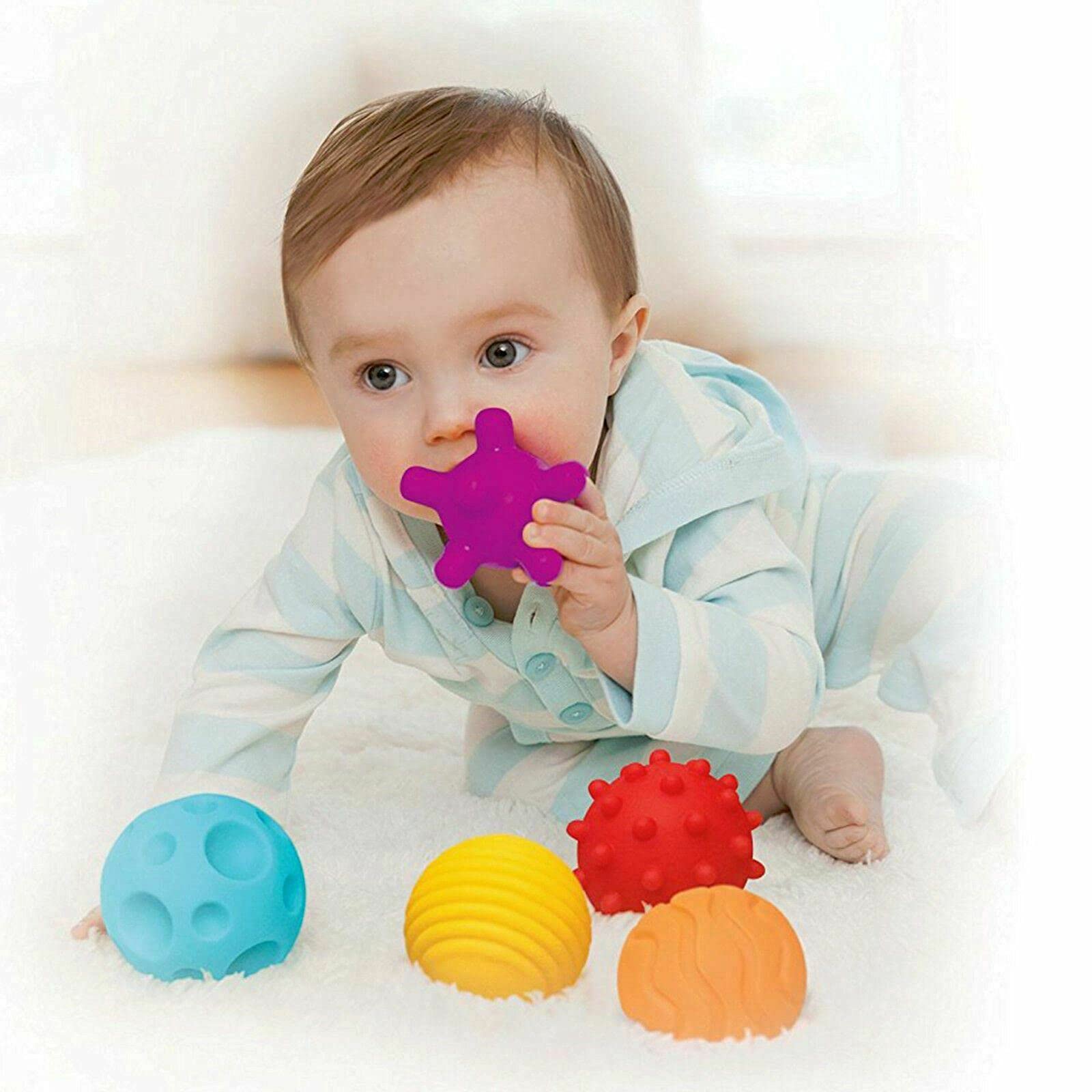 My First Baby Multi Textured Sensory Soft Balls - 6 Different Textures for Tactile Development 9