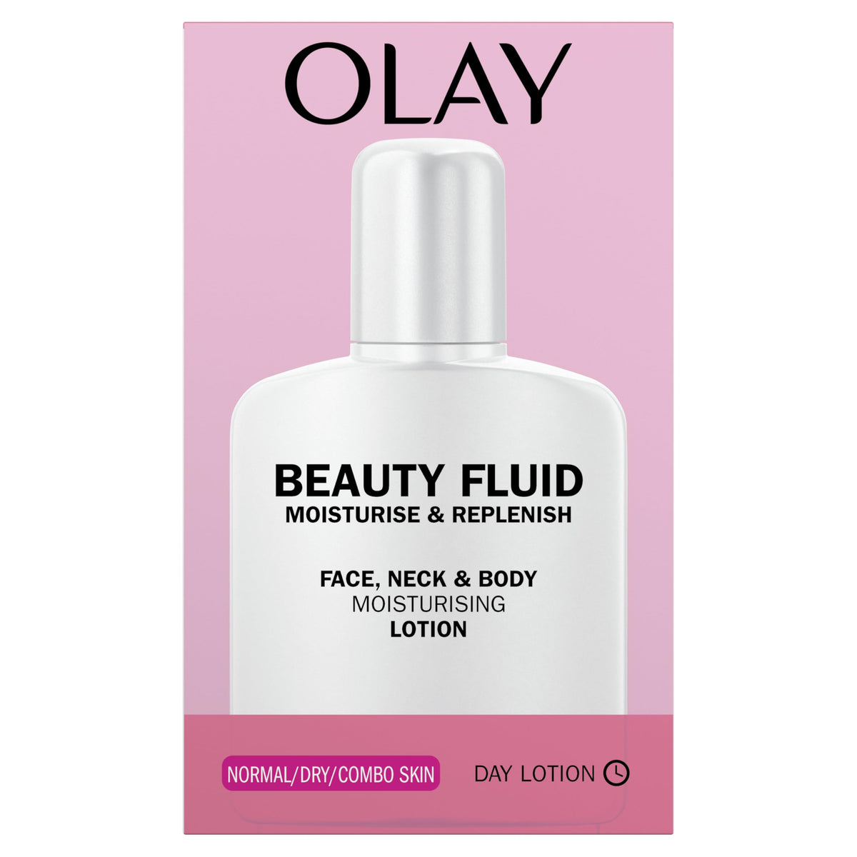 Olay Beauty Fluid Moisturising Lotion - 24 Hour Hydration | Lightweight Formula | 200ml 1